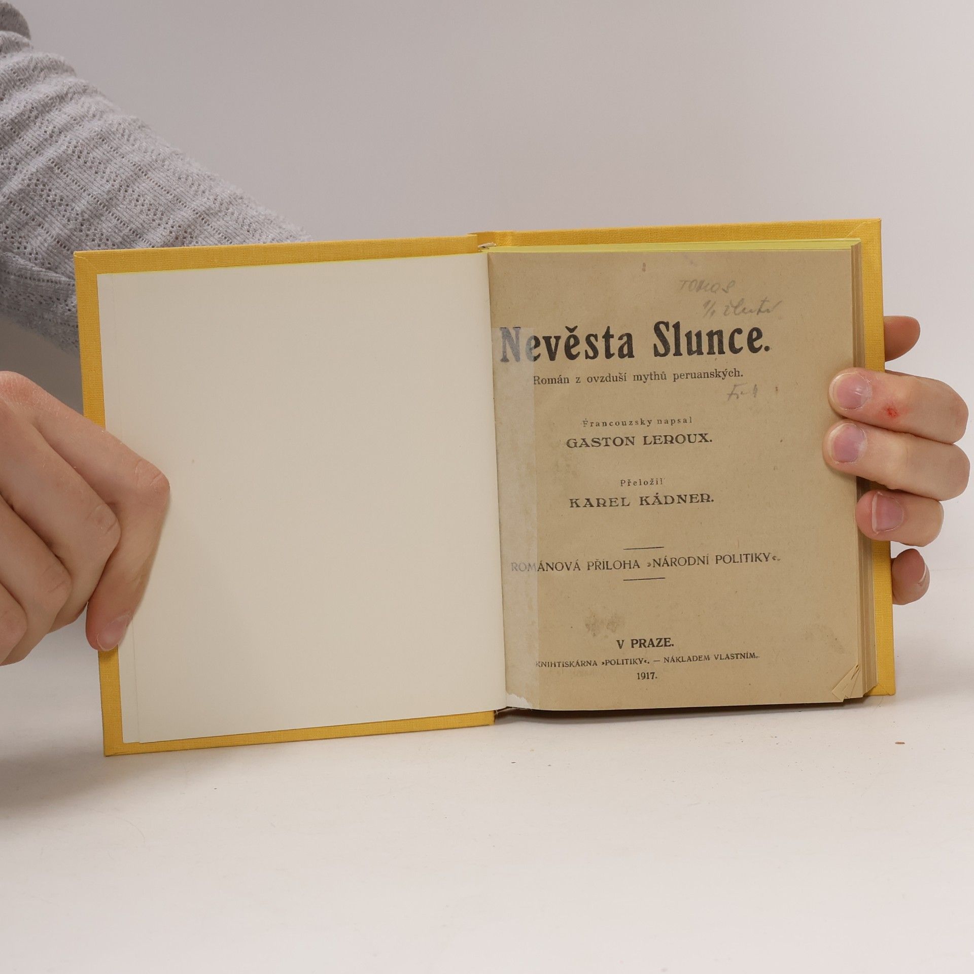 Gaston Leroux Nevěsta slunce