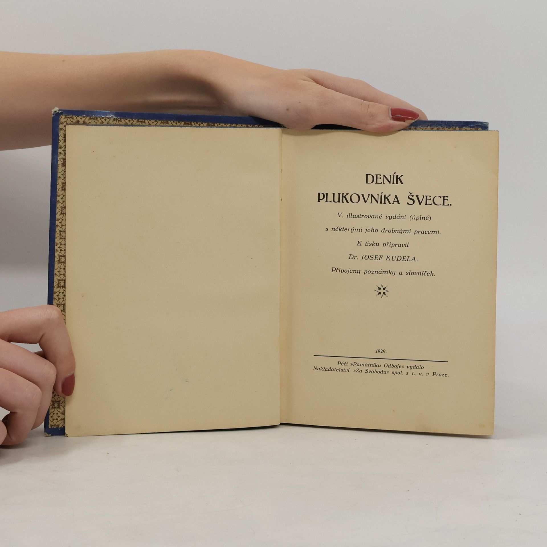 Josef Švec Deník plukovníka Švece