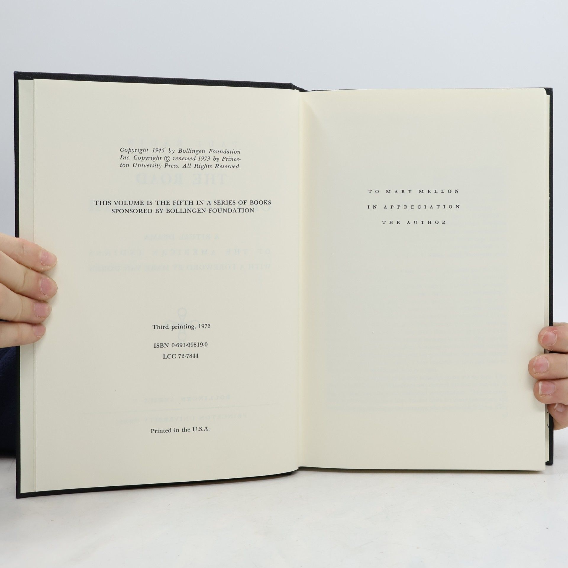 Paul Radin The Road of Life and Death