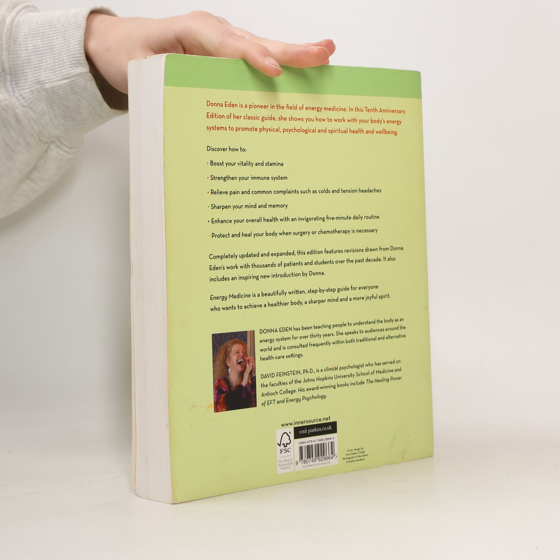 Donna Eden Energy medicine : how to use your body's energies for optimum health, joy and vitality