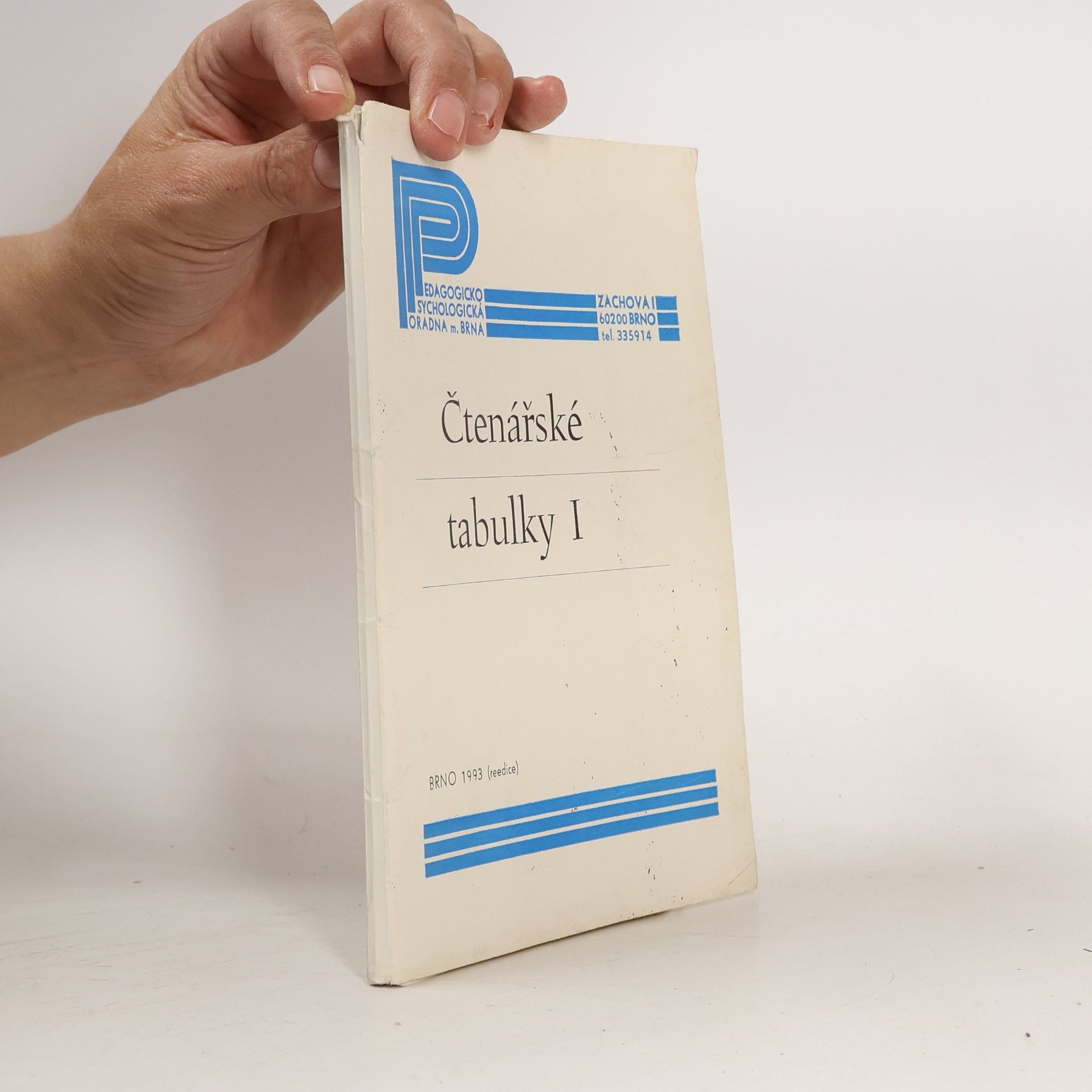 Olga Balšíková Čtenářské tabulky I