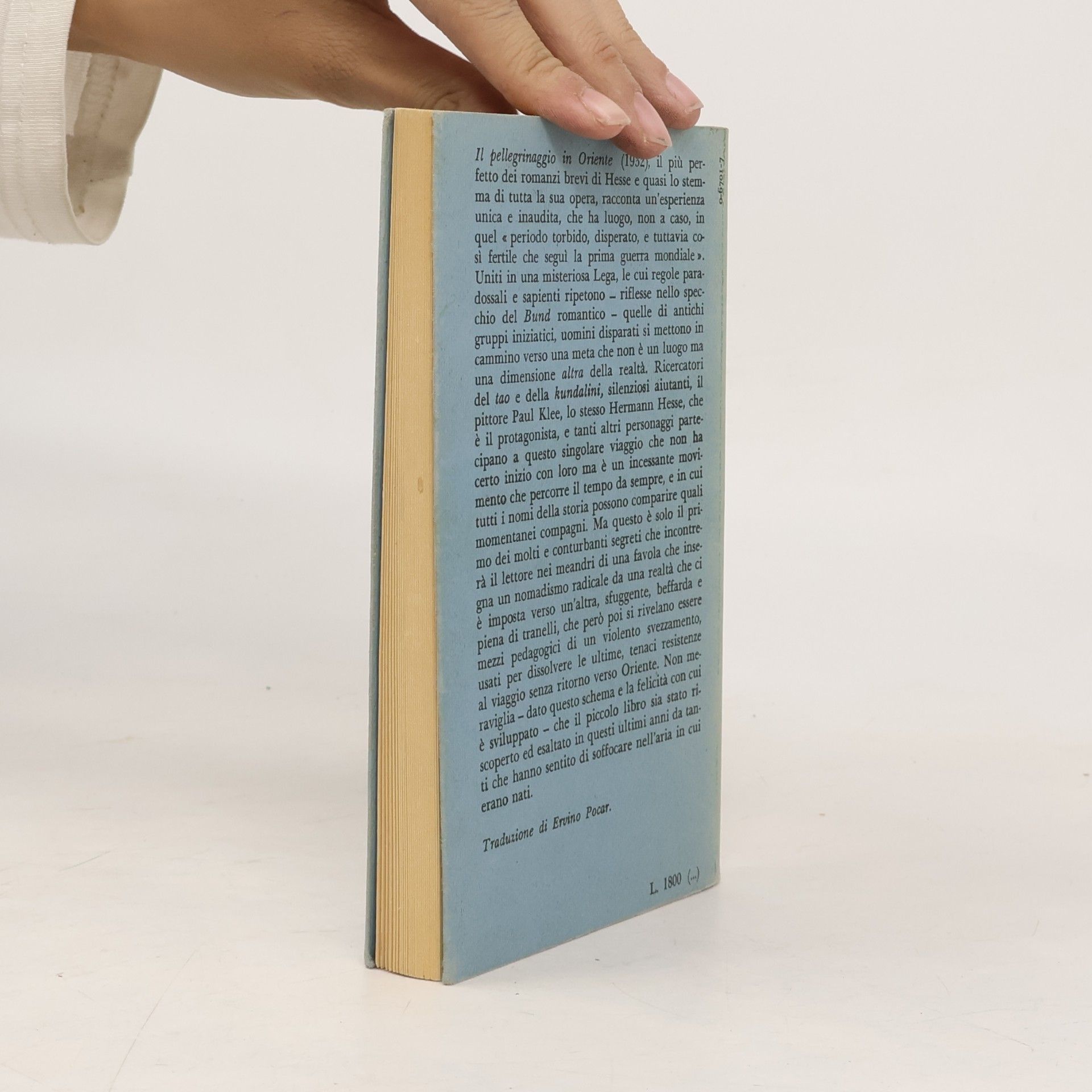 Hermann Hesse IL PELLEGRINAGGIO IN ORIENTE