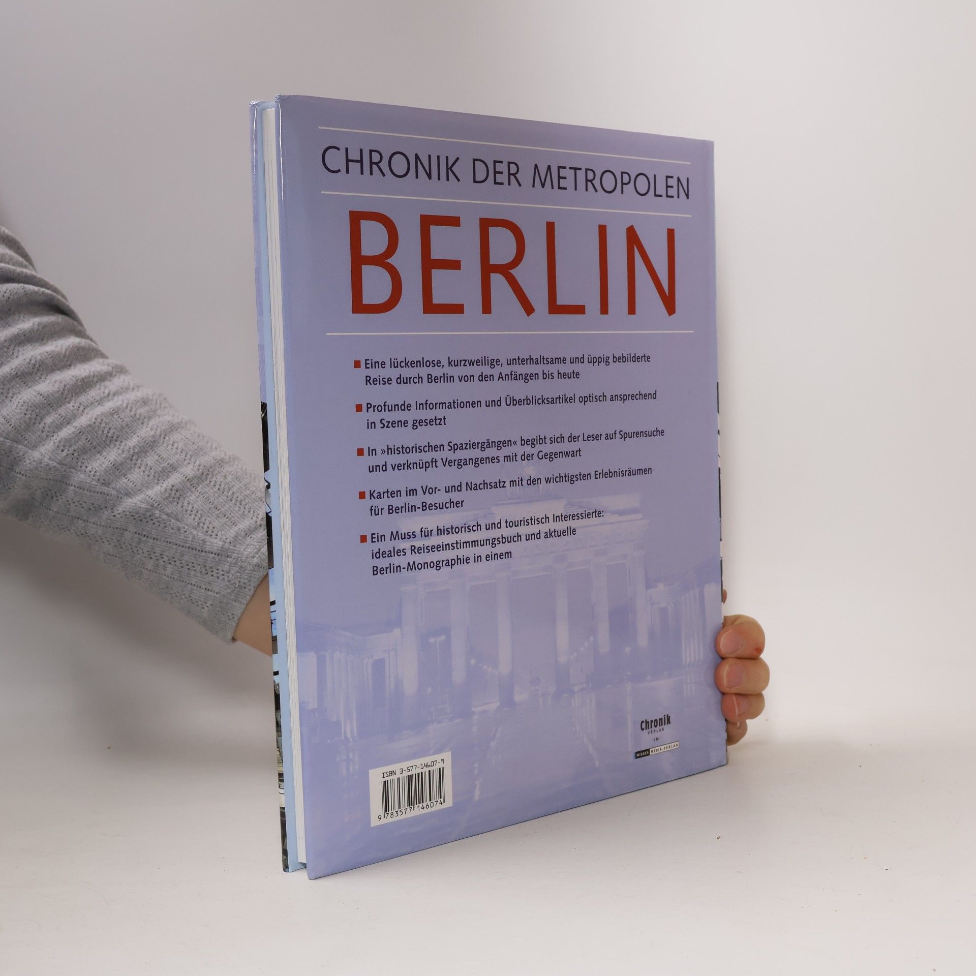 Kolektiv autorů Chronik der Metropolen Berlin