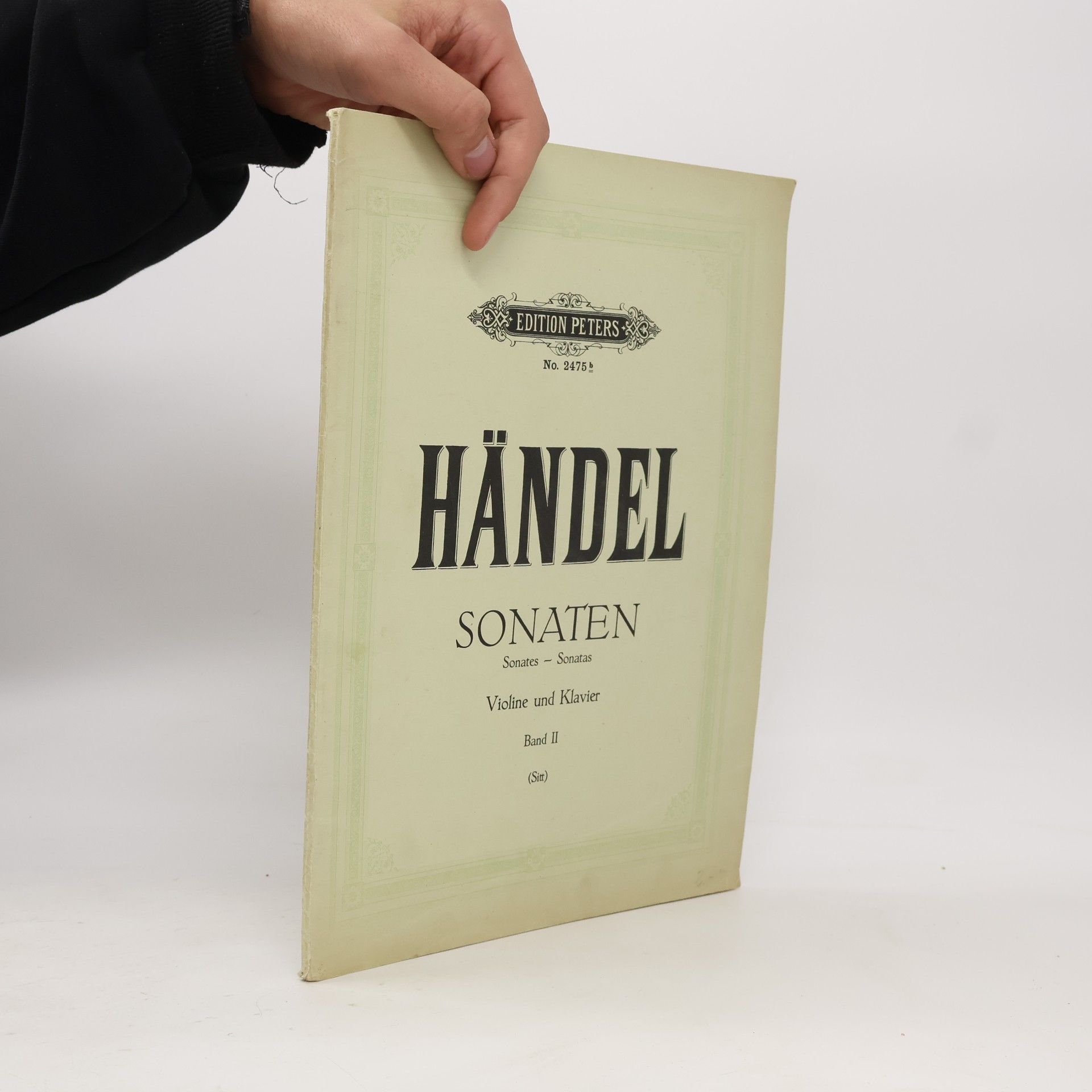 Händel Sonaten I. Violine und Klavier