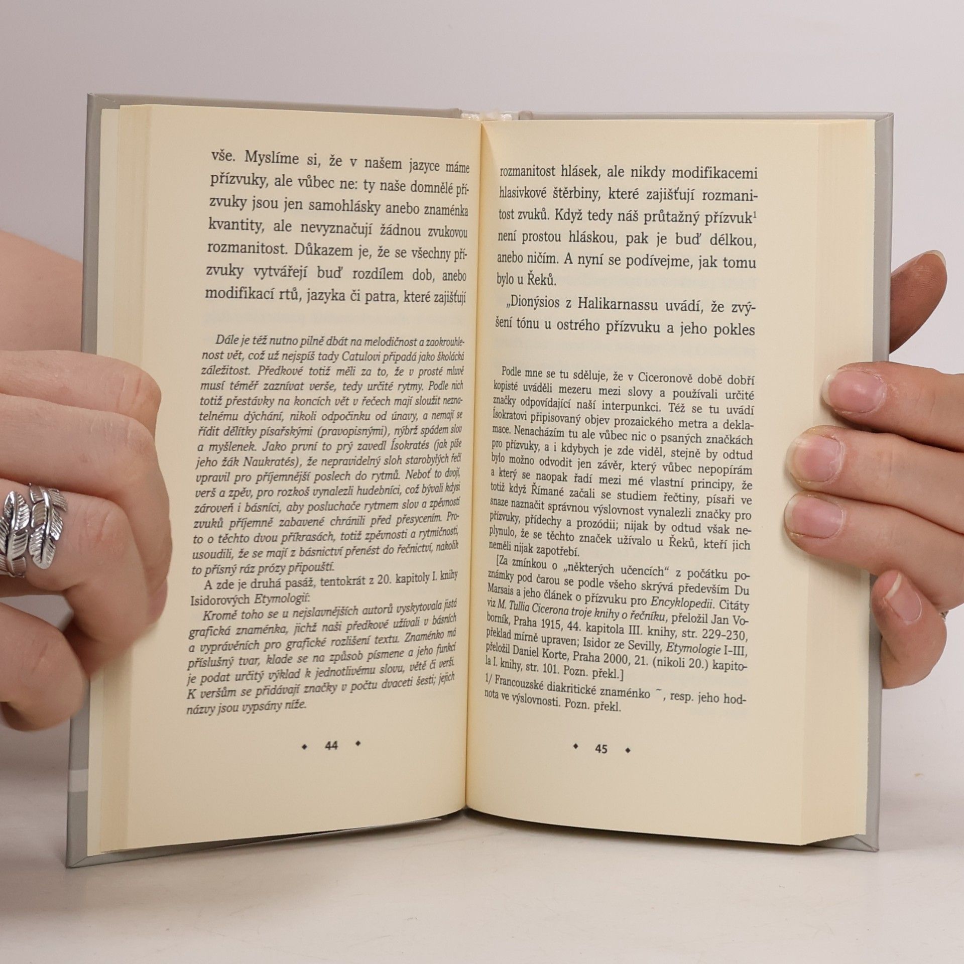 Jean-Jacques Rousseau Esej o původu jazyků, kde se hovoří o melodii a o hudebním napodobování