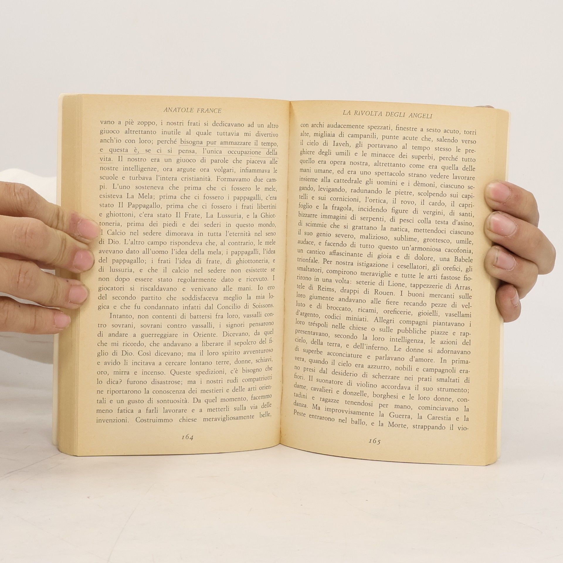 Anatole France la rivolta degli angeli