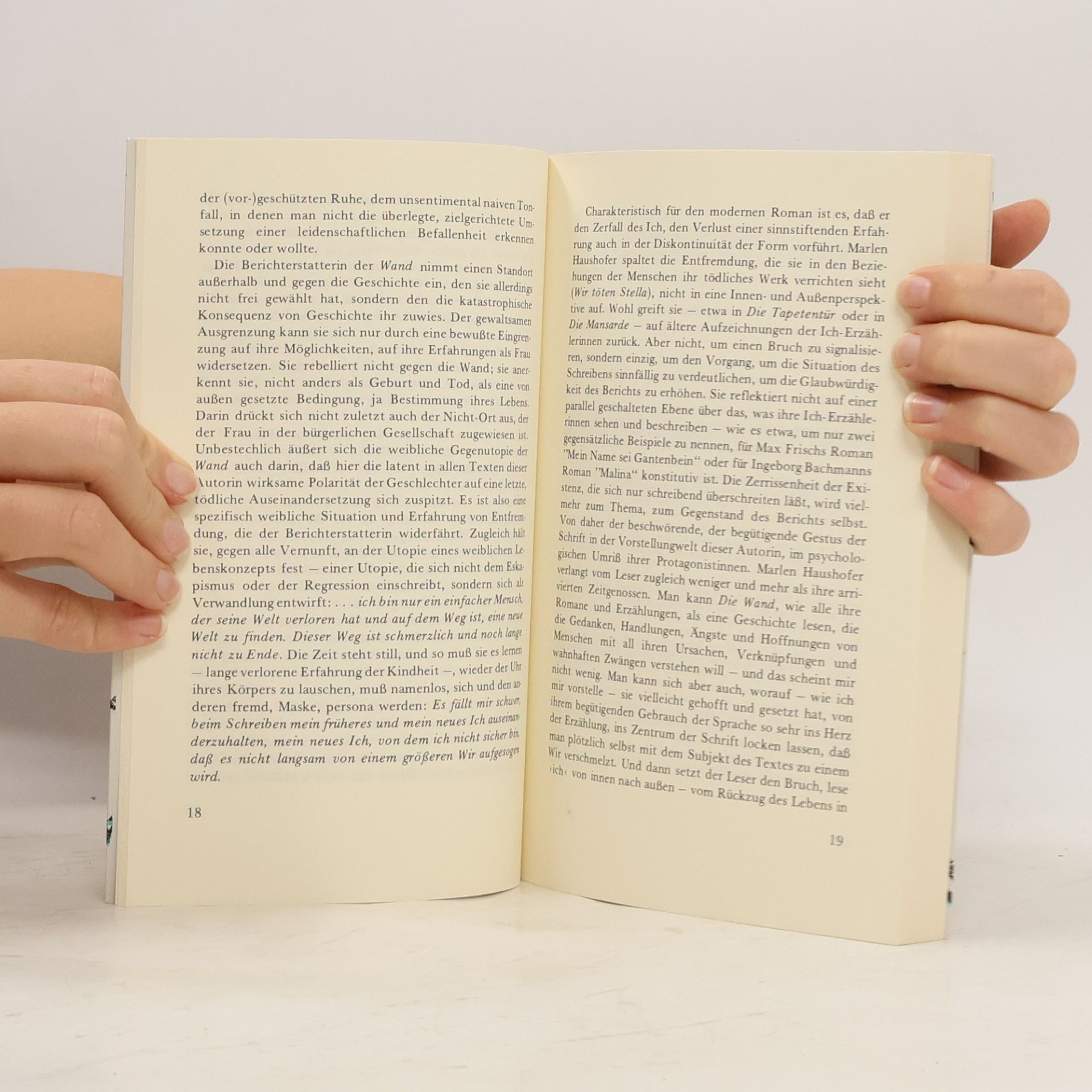 Marlen Haushofer "Oder war da manchmal noch etwas anderes?"