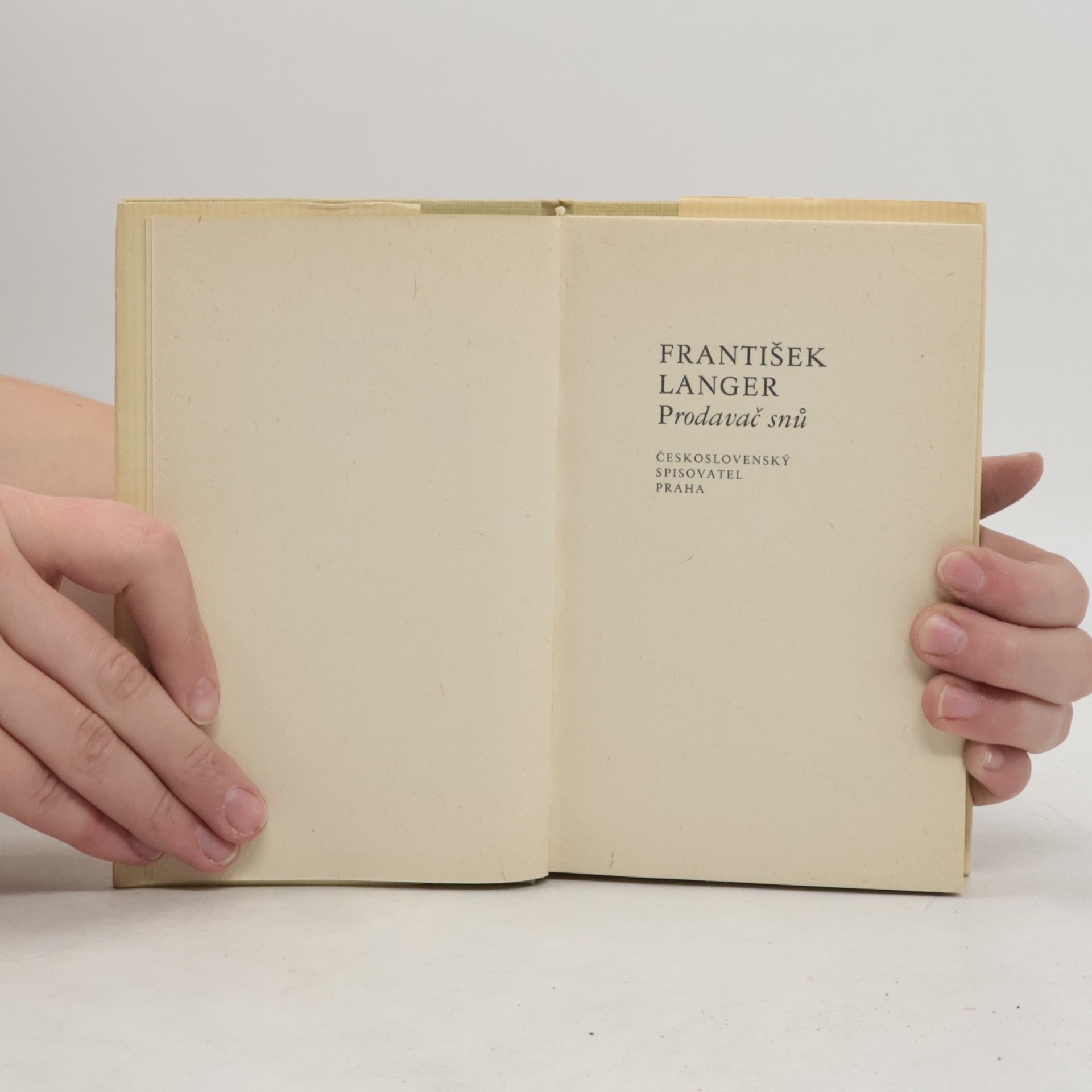 František Langer Prodavač snů