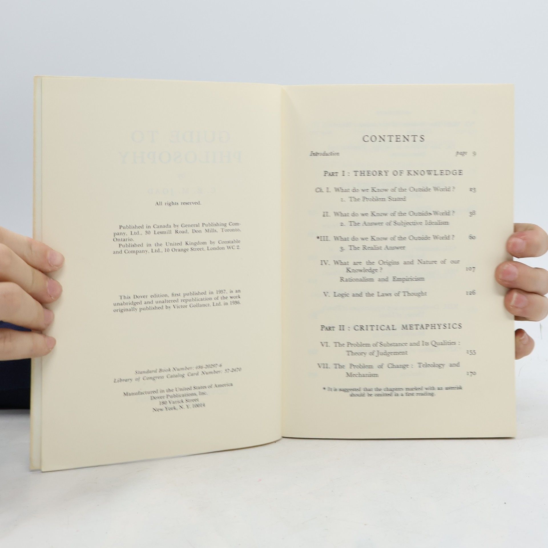 C. E. M. Joad Guide to Philosophy