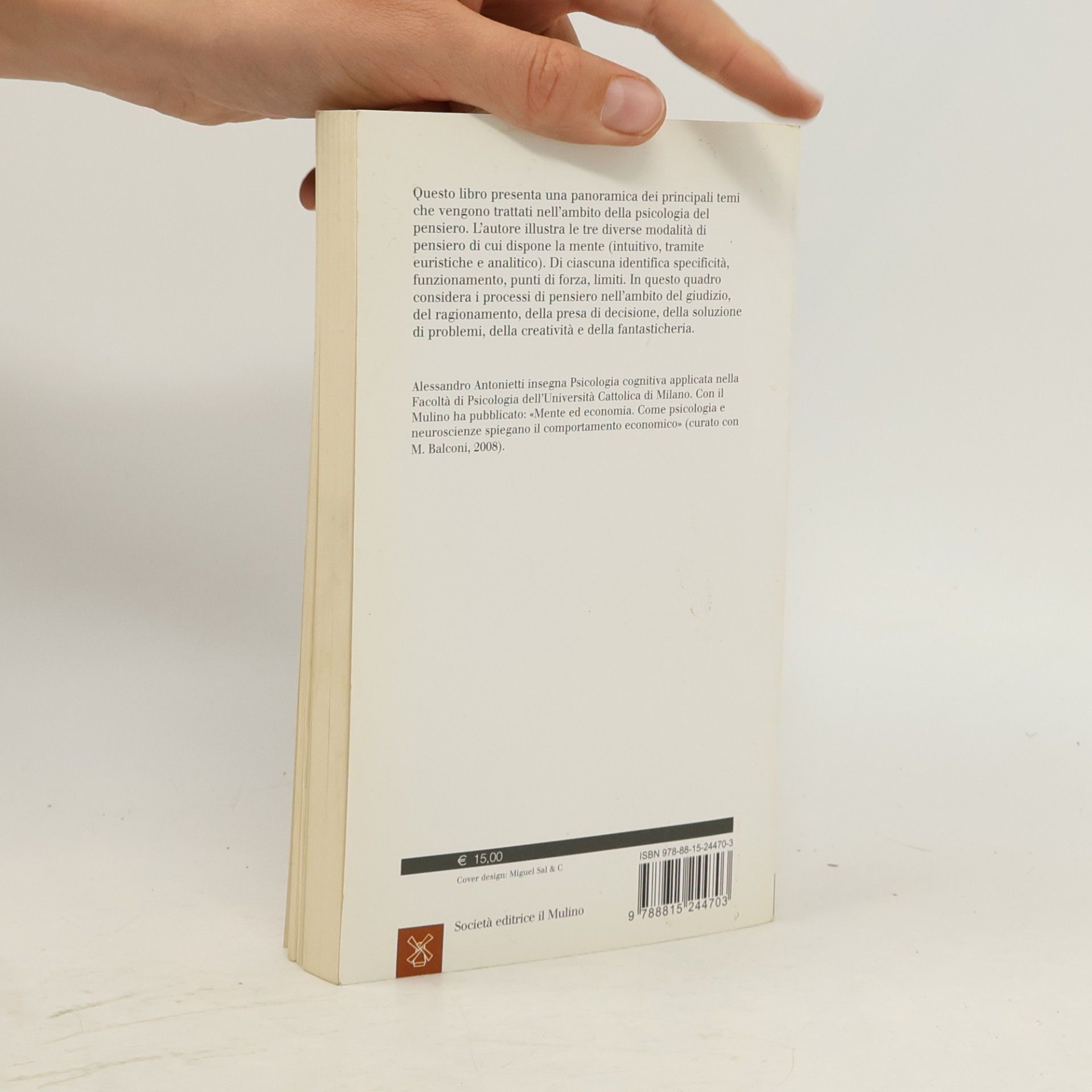 Alessandro Antonietti Universale Paperbacks - 649: Psicologia del pensiero