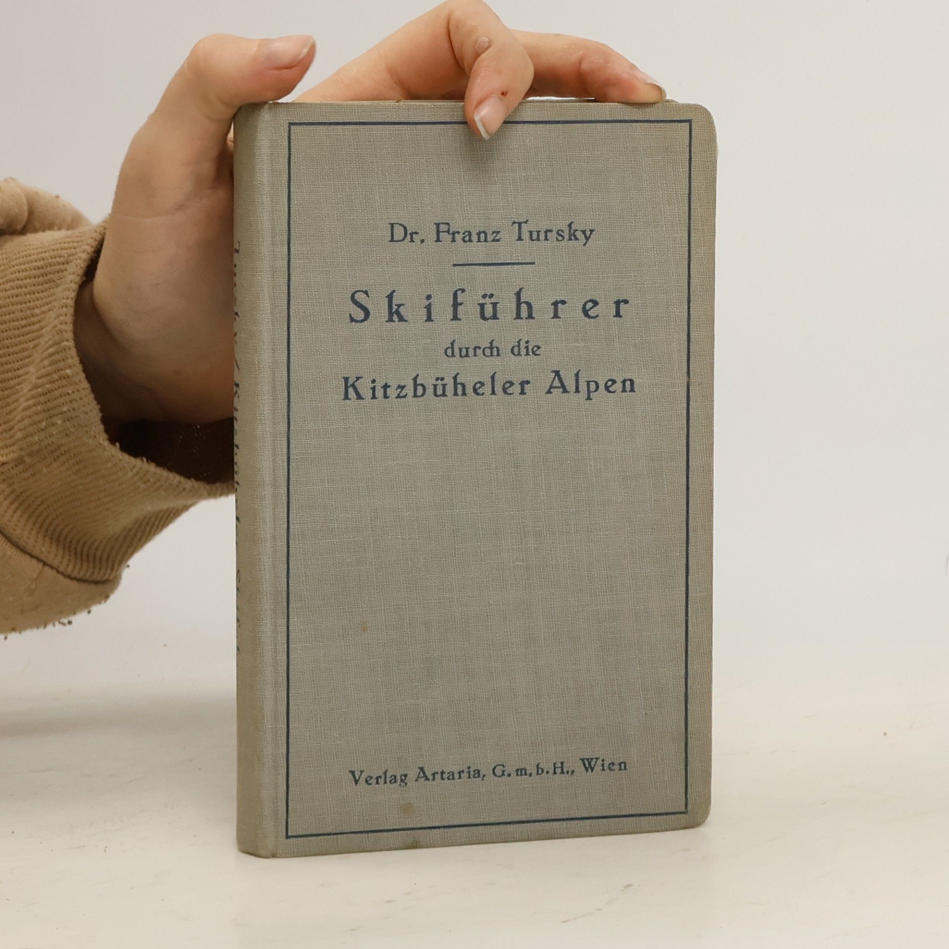 Franz Tursky Skiführer dirch die Kitzbüheler Alpen
