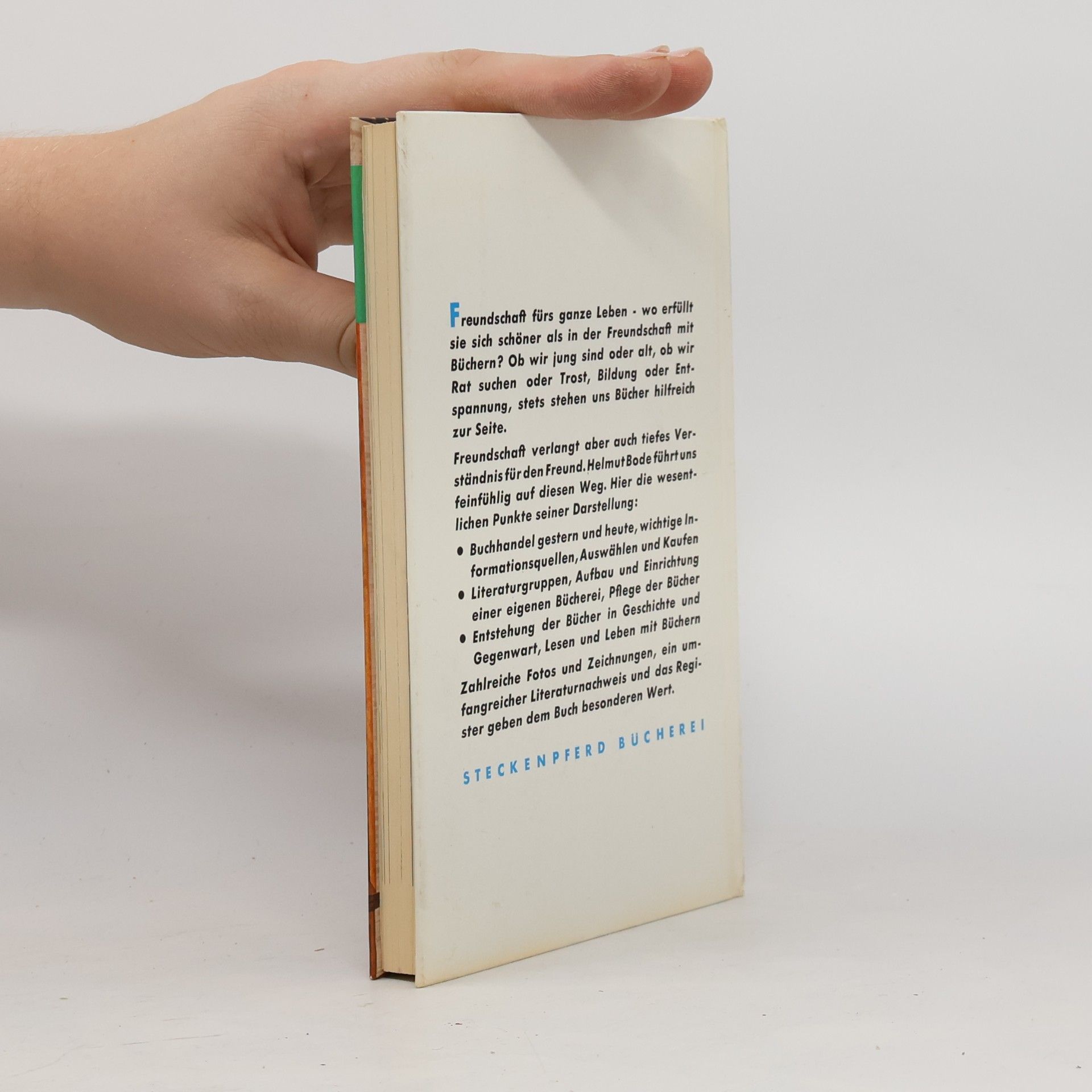 Helmut Bode Freundschaft mit Büchern