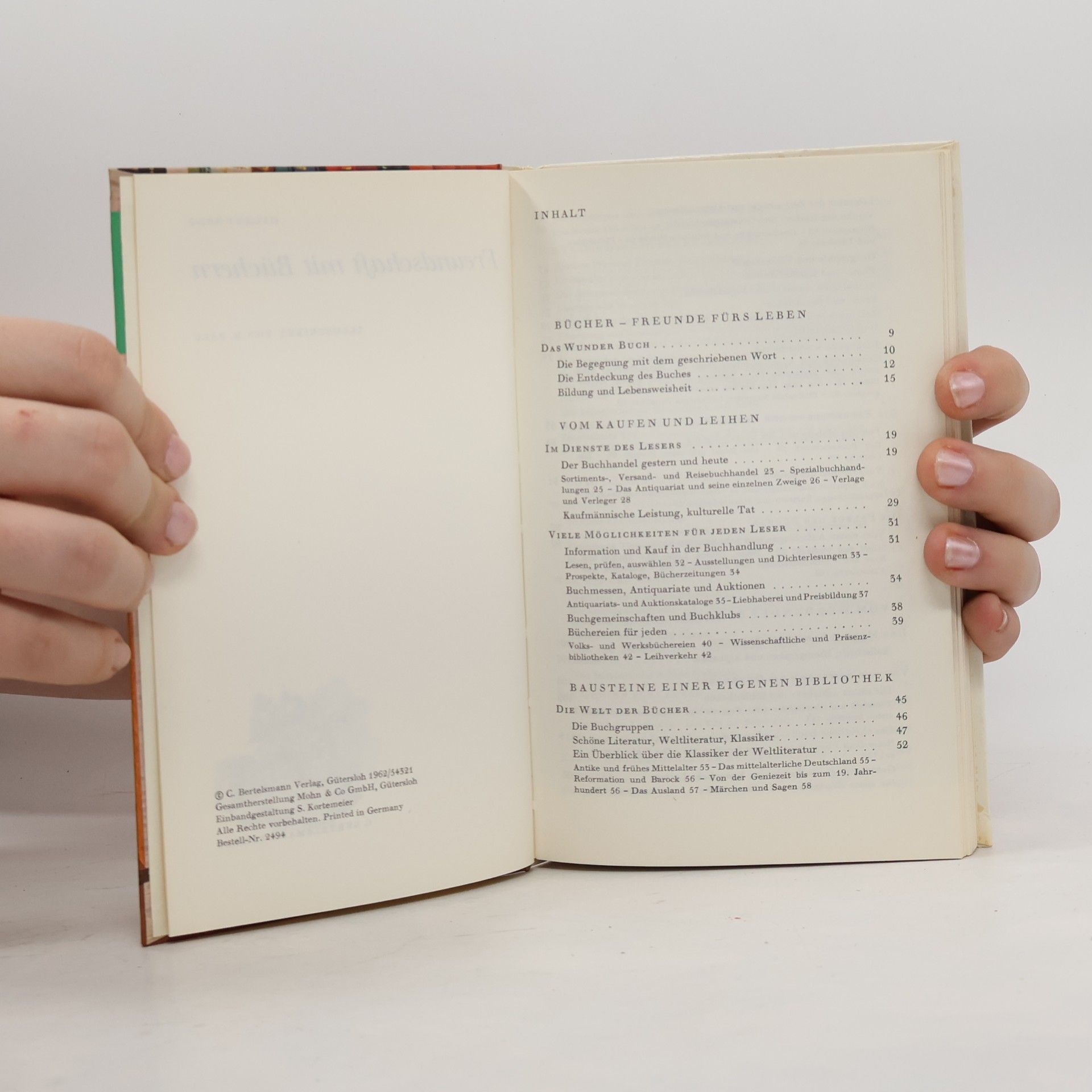 Helmut Bode Freundschaft mit Büchern