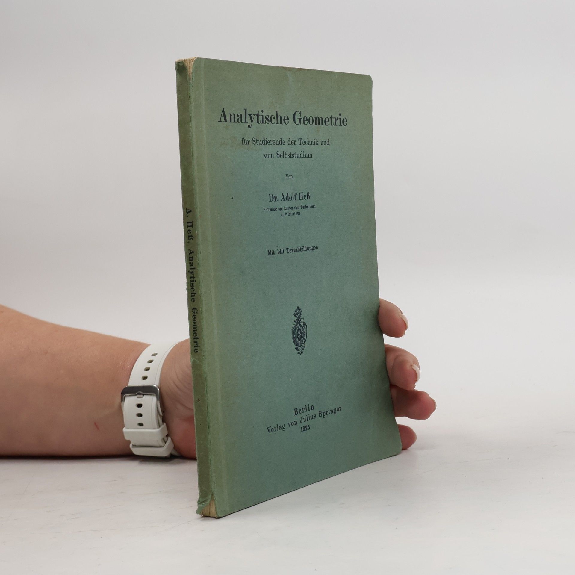 Adolf Heß Analytische Geometrie