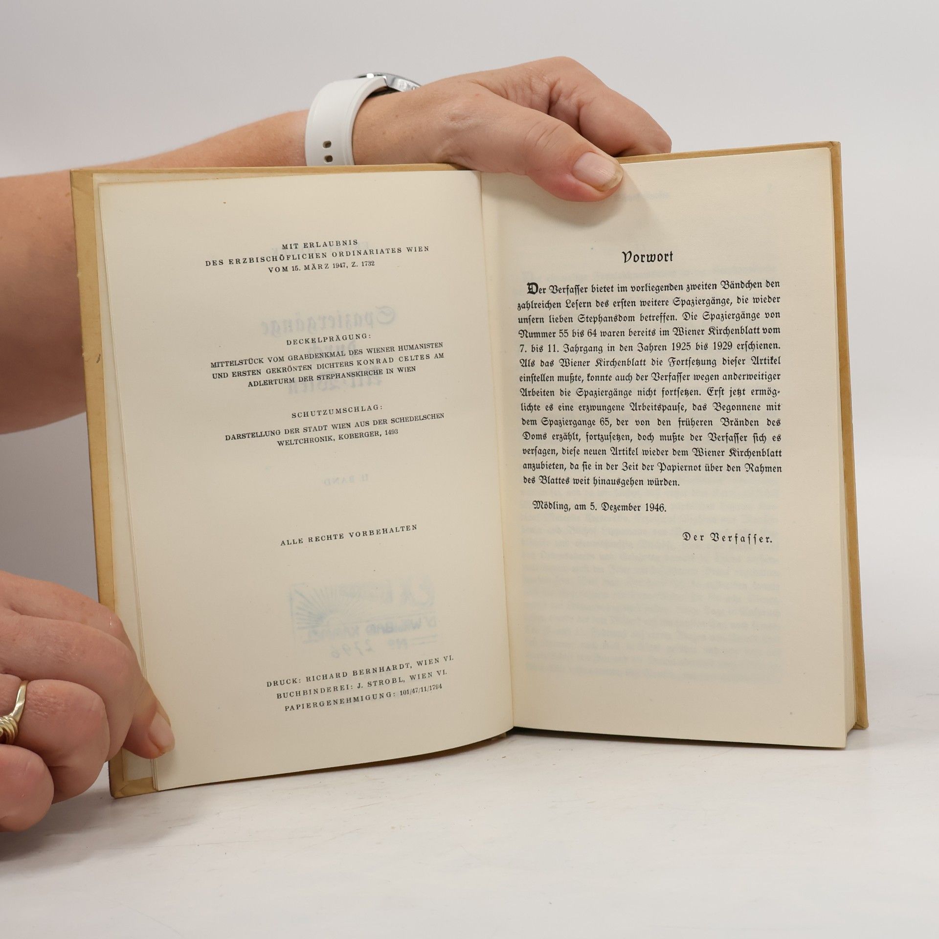 Ernst Tomek Spaziergänge durch Alt-Wien