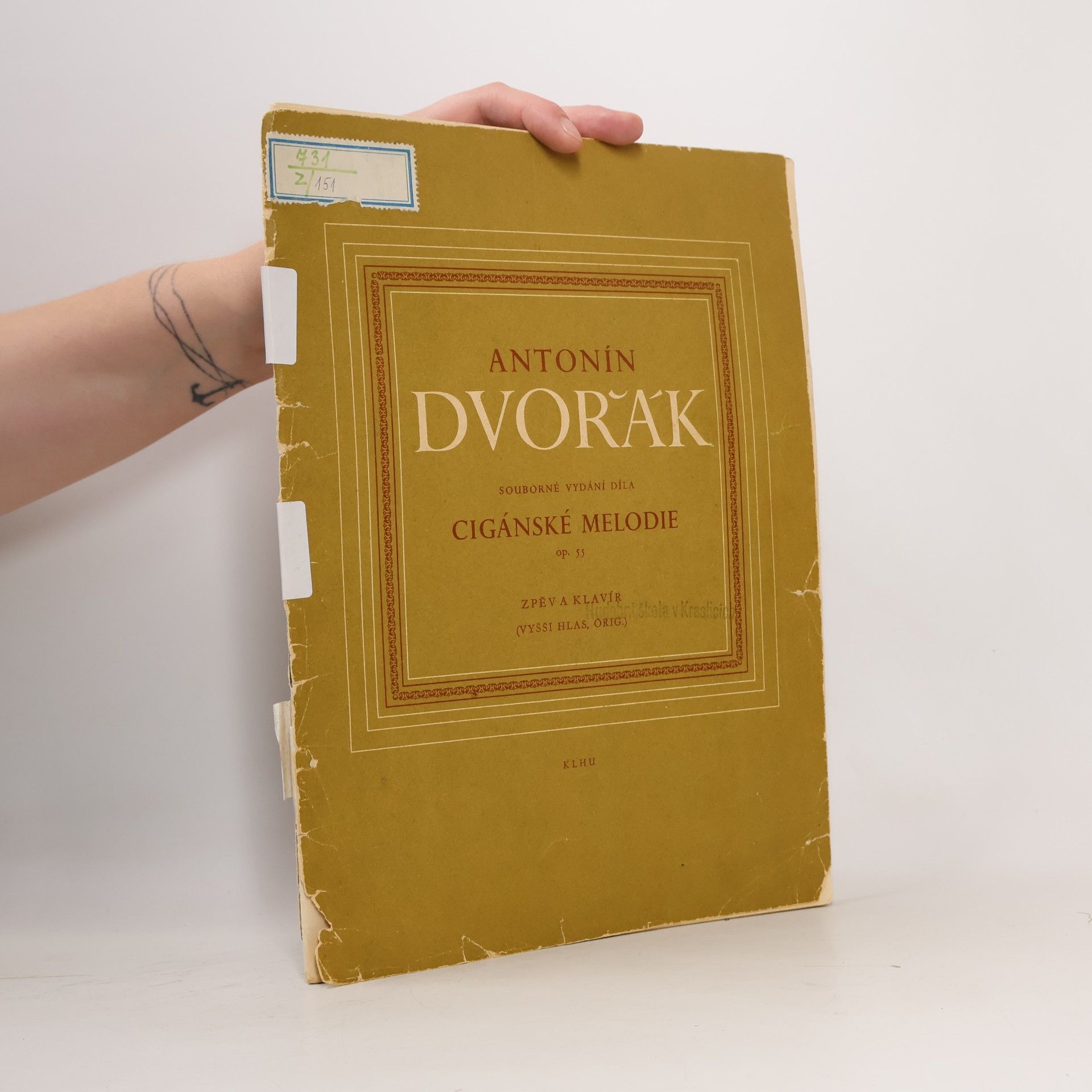 Antonín Dvořák Cigánské melodie Op. 55