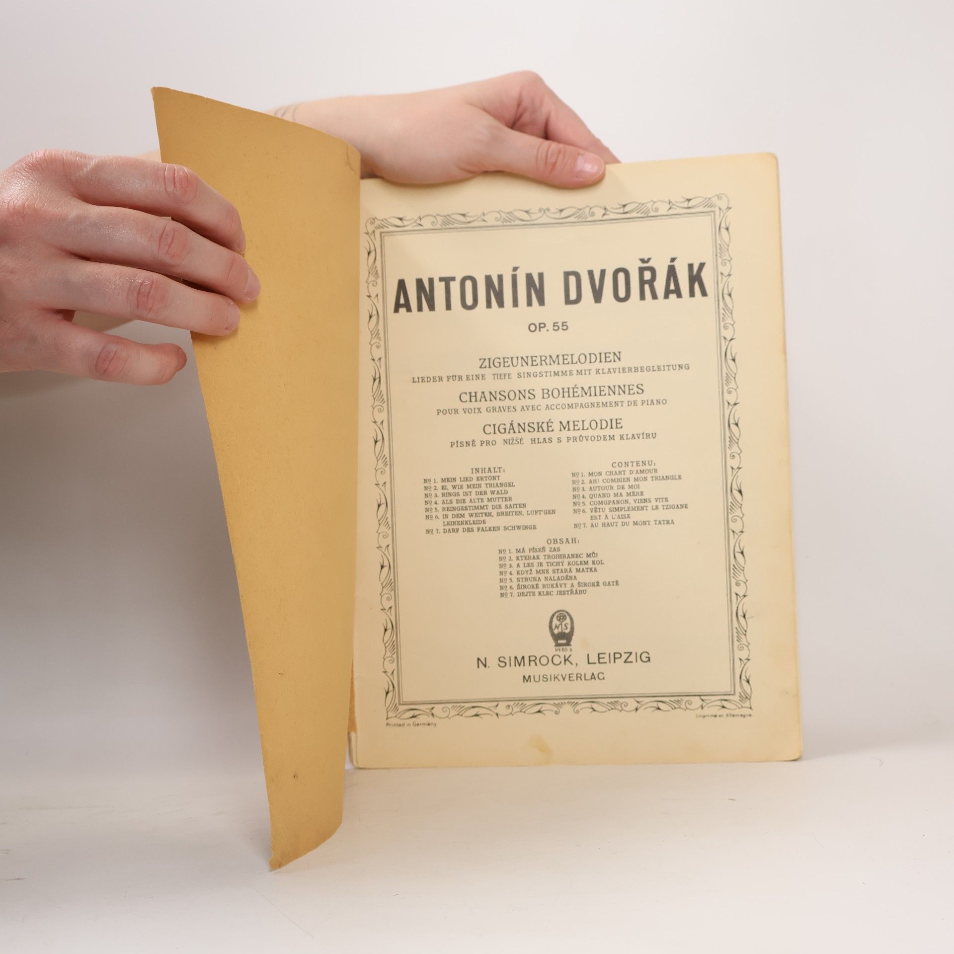 Antonín Dvořák Zigeunermelodien Op. 55