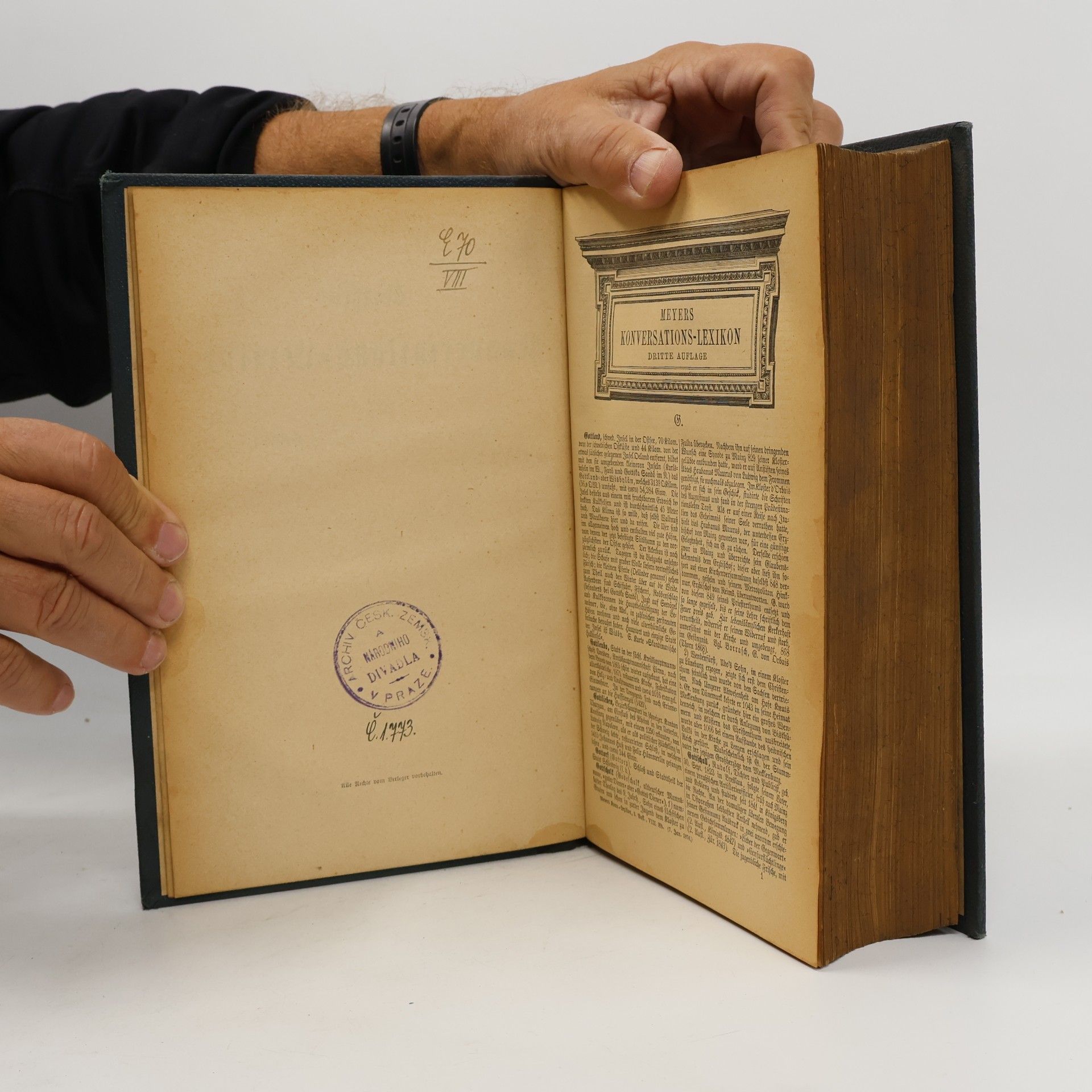 Various authors Meyer's Konversations Lexikon