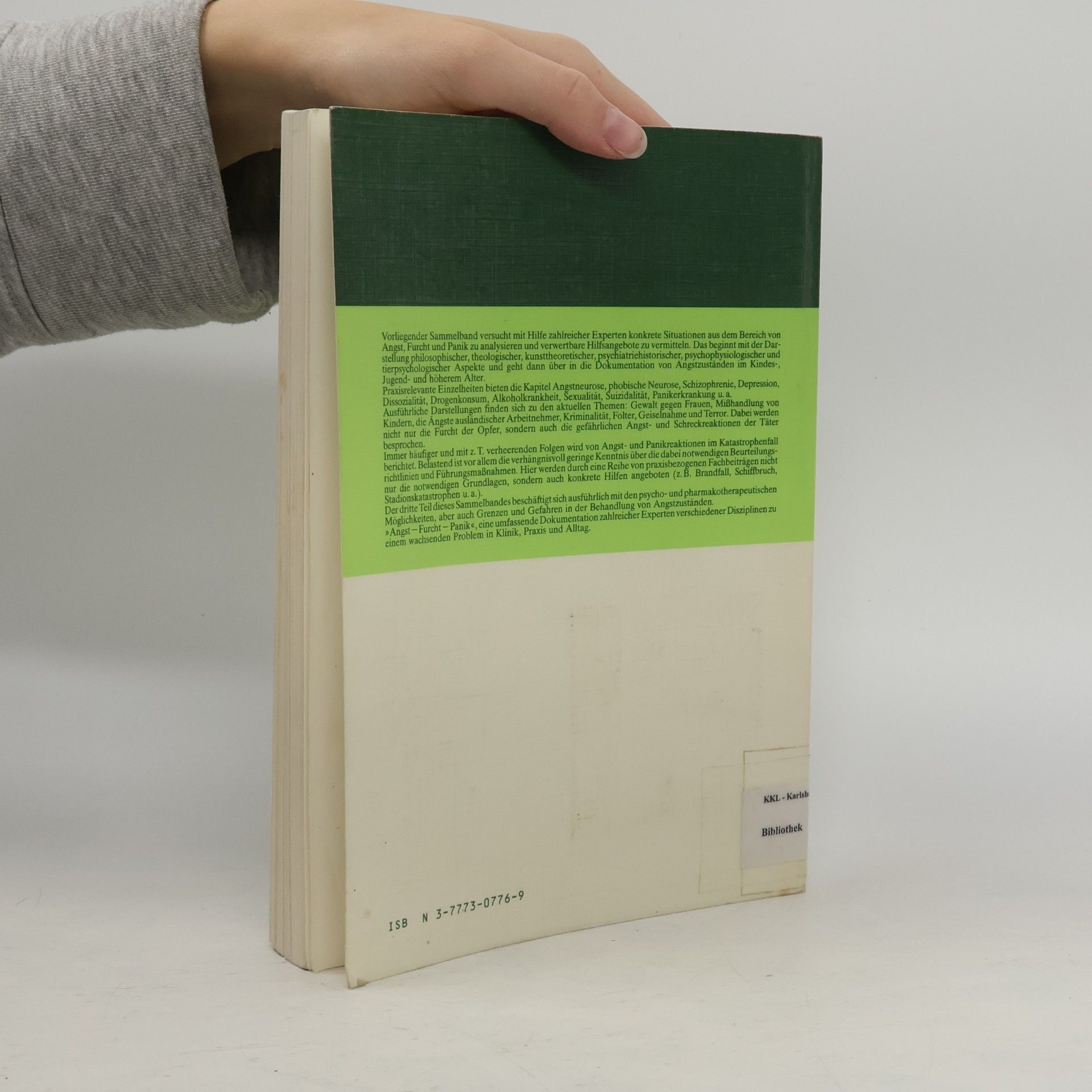 Volker Faust Compendium Psychiatrium: Angst - Furcht - Panik