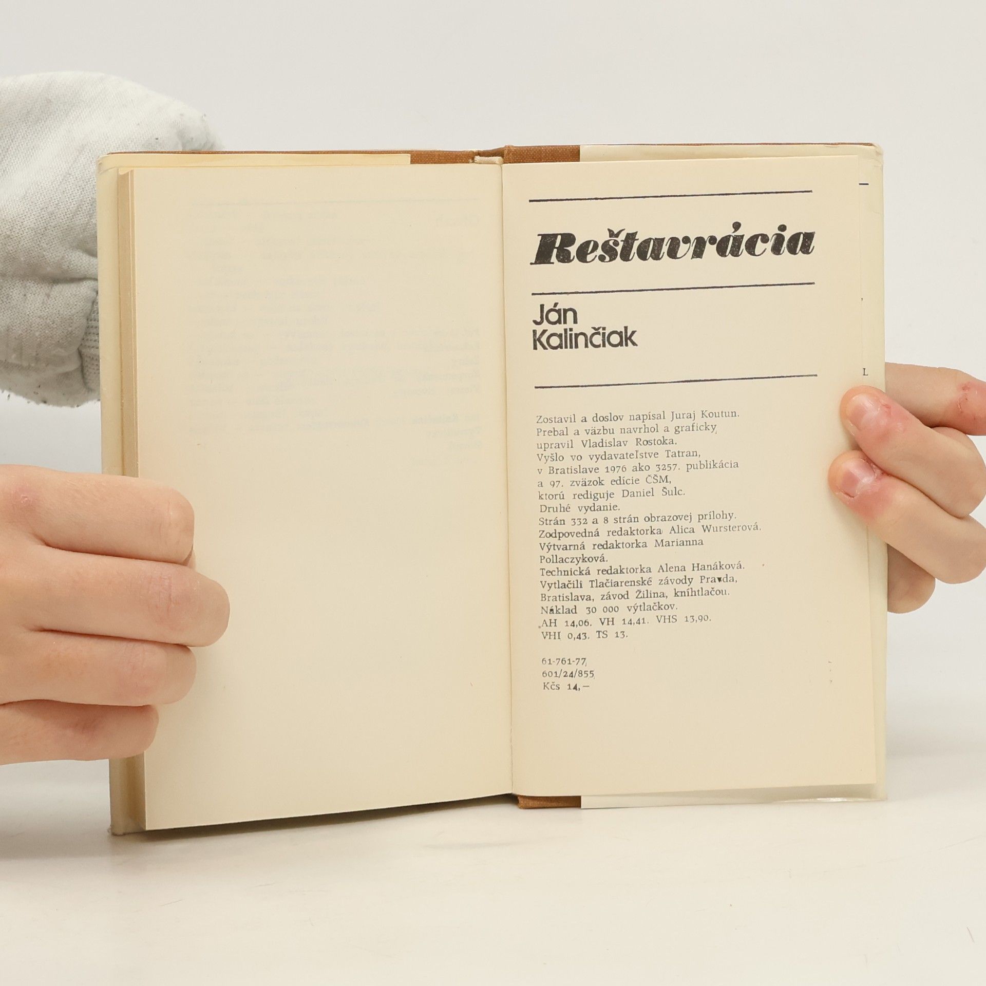 Ján Kalinčiak Reštavrácia