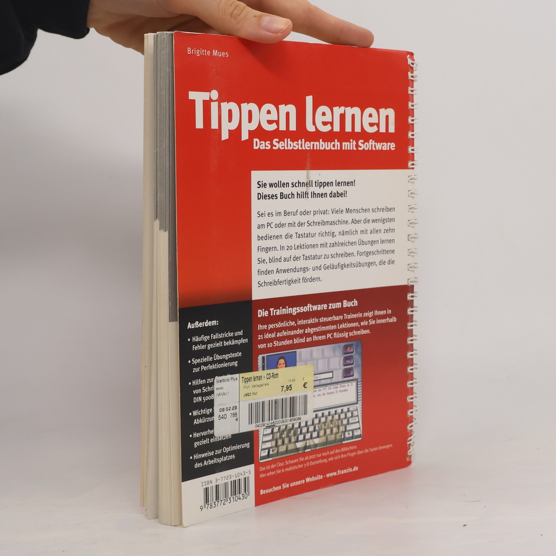 Brigitte Mues Tippen lernen - Das Selbstlernbuch mit Software