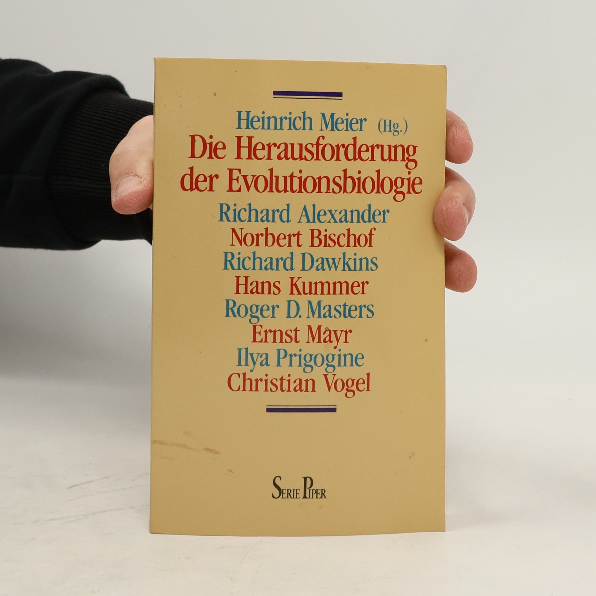 Heinrich Meier Die Herausforderung der Evolutionsbiologie
