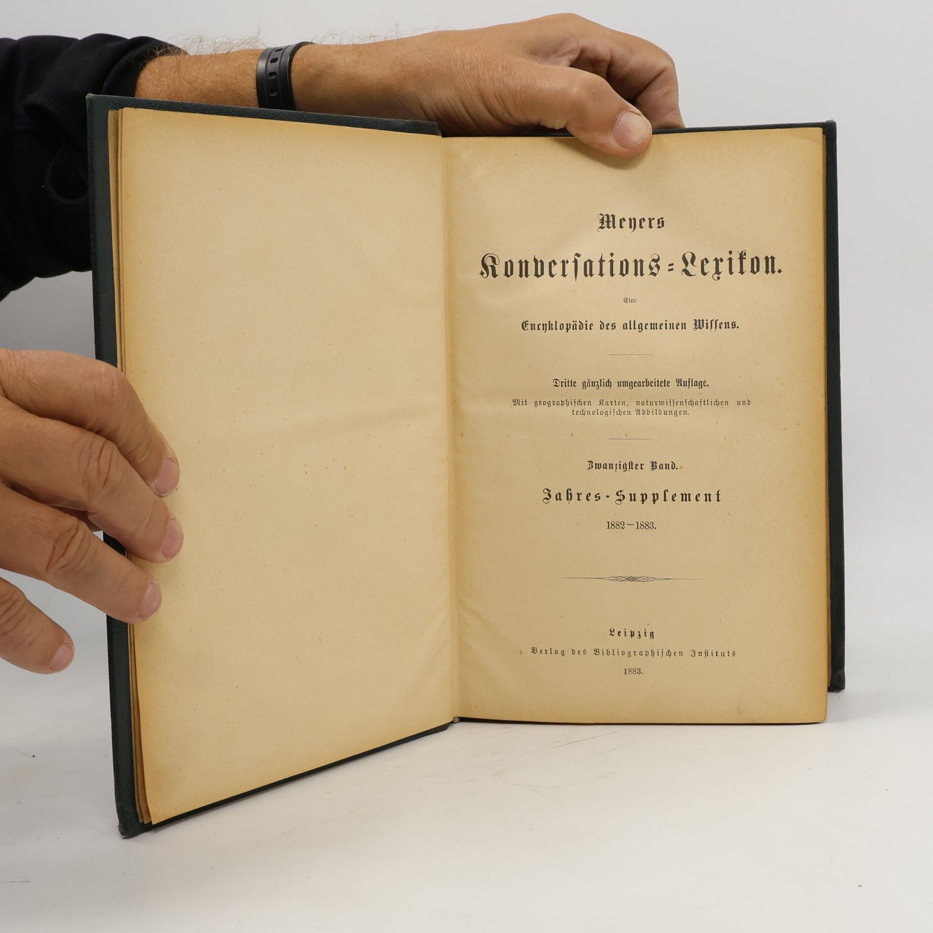 Various authors Meyer's Konversations-Lexikon 20. Jahres-Supplement IV.