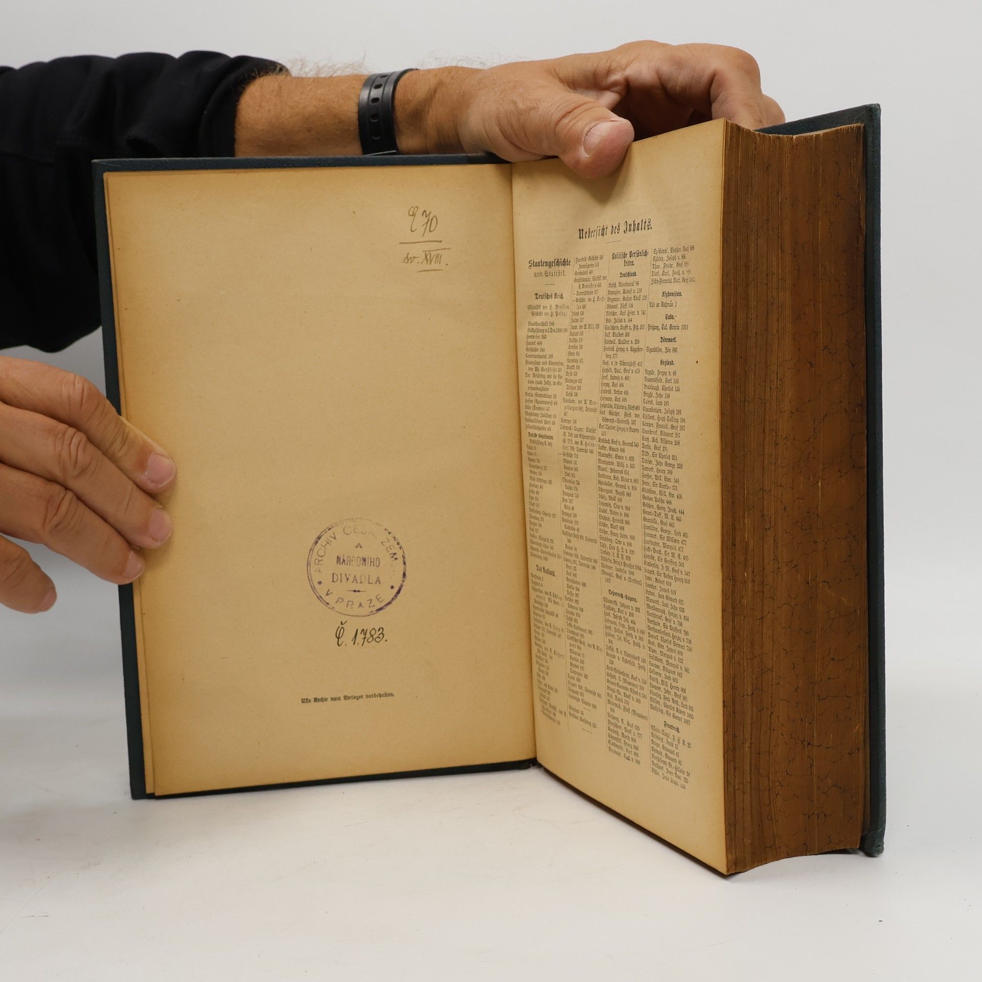 Various authors Meyers Konversations-Lexikon 18. Jahres-Supplement II.