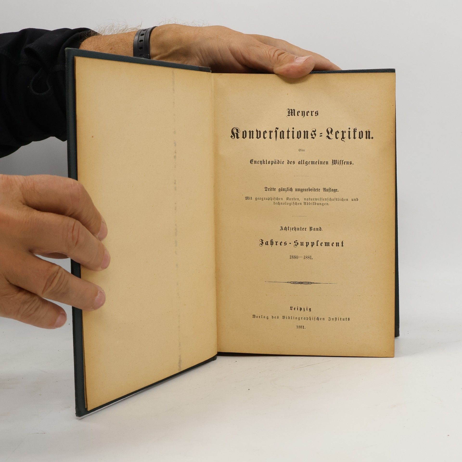 Various authors Meyers Konversations-Lexikon 18. Jahres-Supplement II.