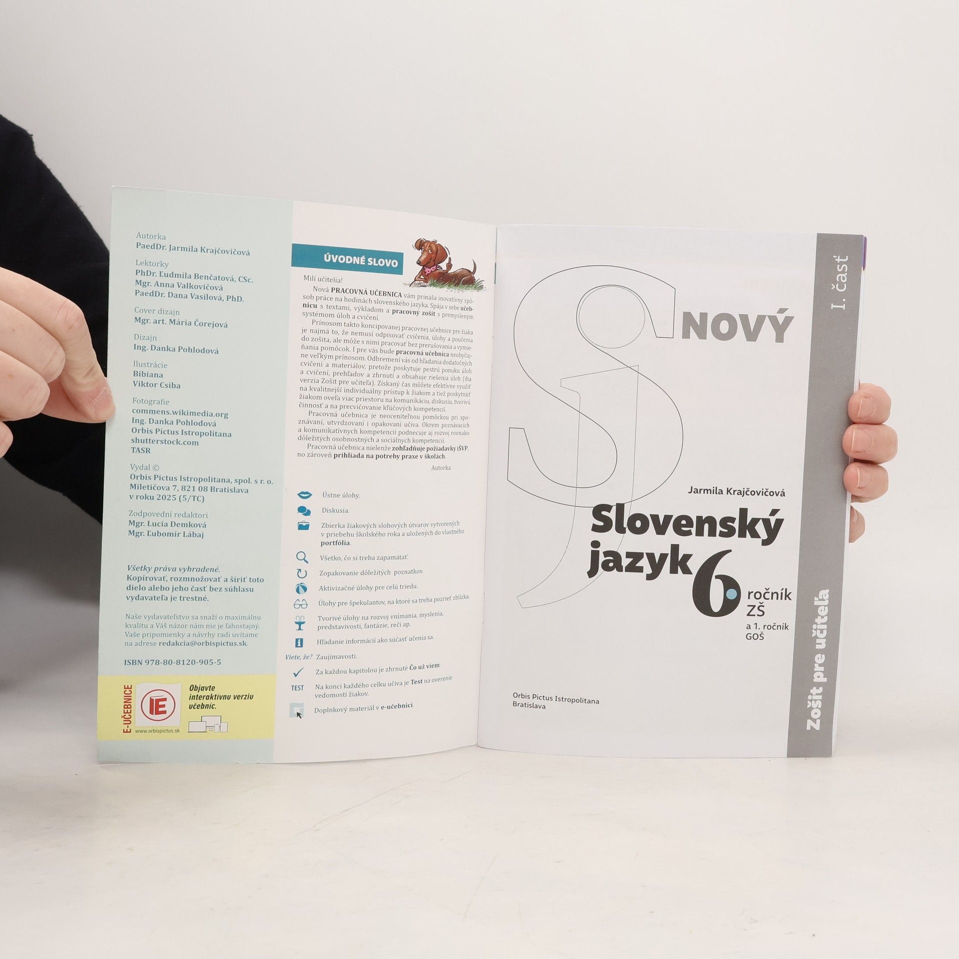Autorenkollektiv Nový Slovenský jazyk 6. ročník ZŠ - 1. časť (zošit pre učiteľa)