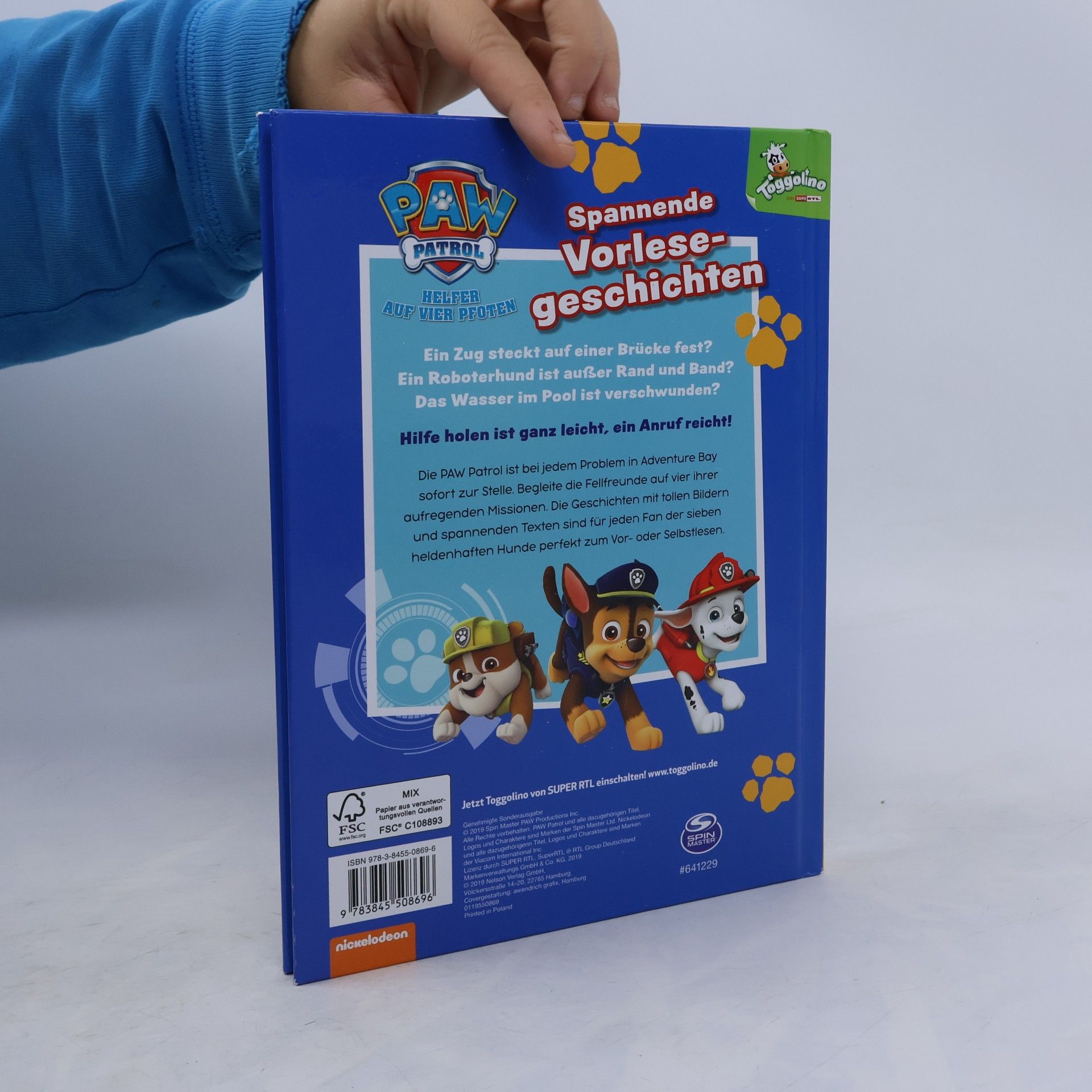 Various authors Paw Patrol, Helfer auf vier Pfoten - Spannende Vorlesegeschichten