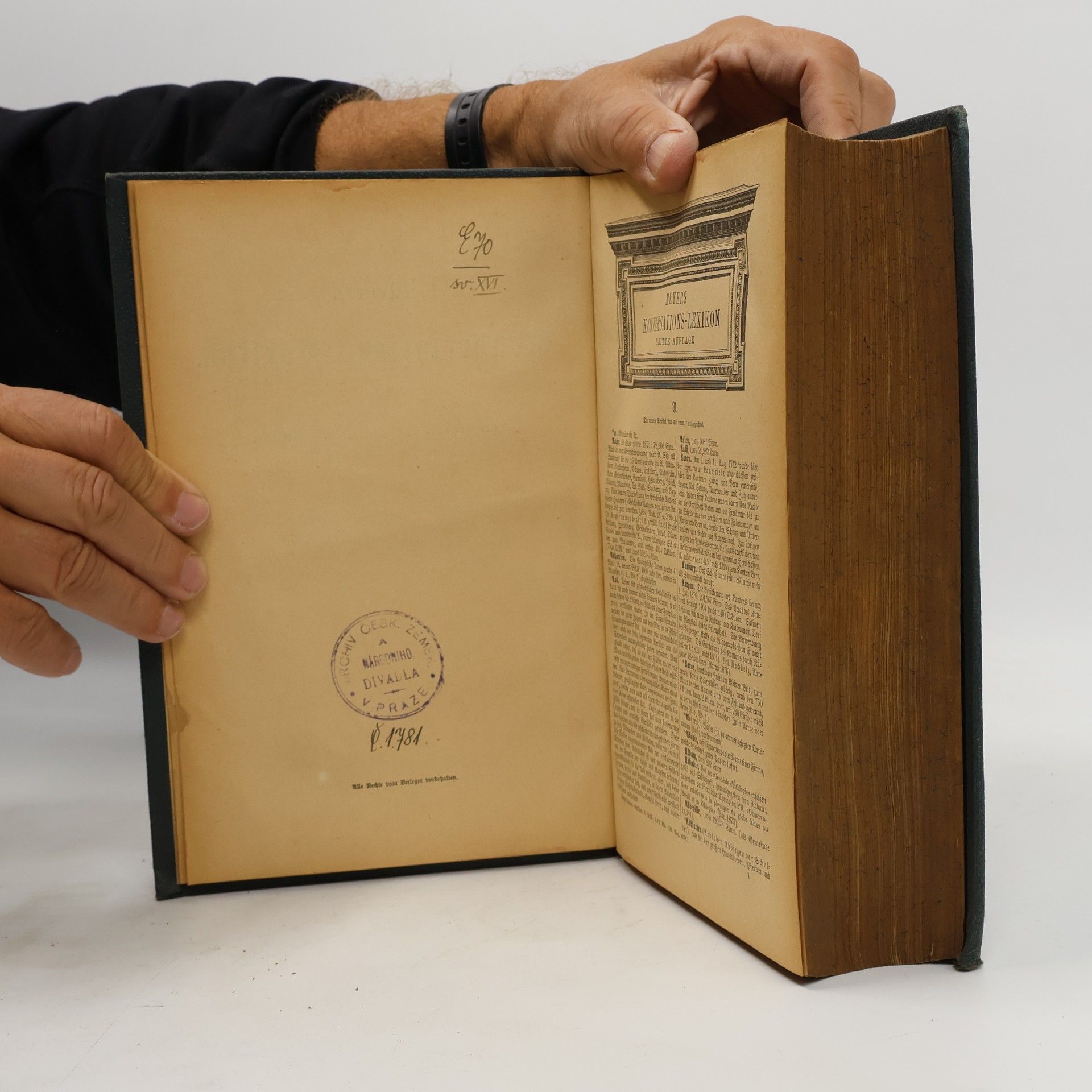Various authors Meyer's Konversations Lexikon
