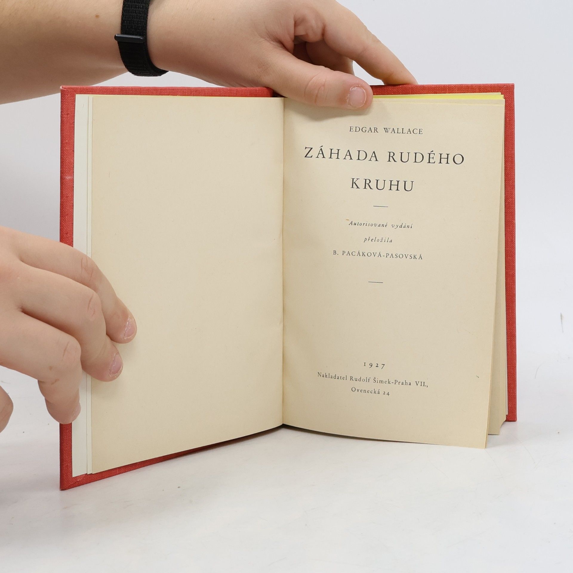 Edgar Wallace Záhada rudého kruhu