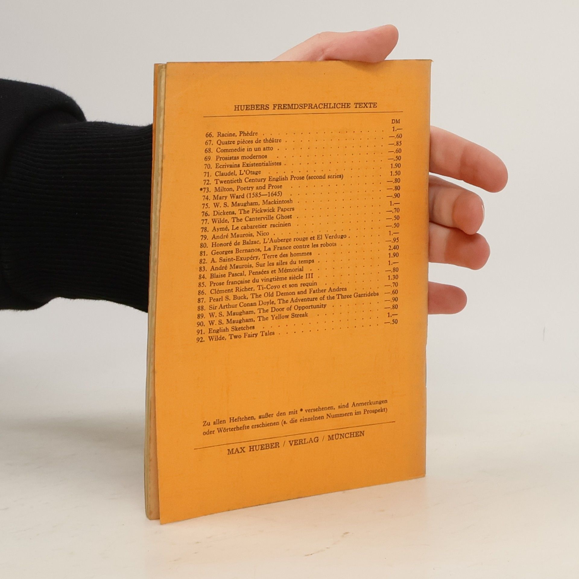 Autorenkollektiv PROSE FRANÇAISE DU XXième SIÈCLE