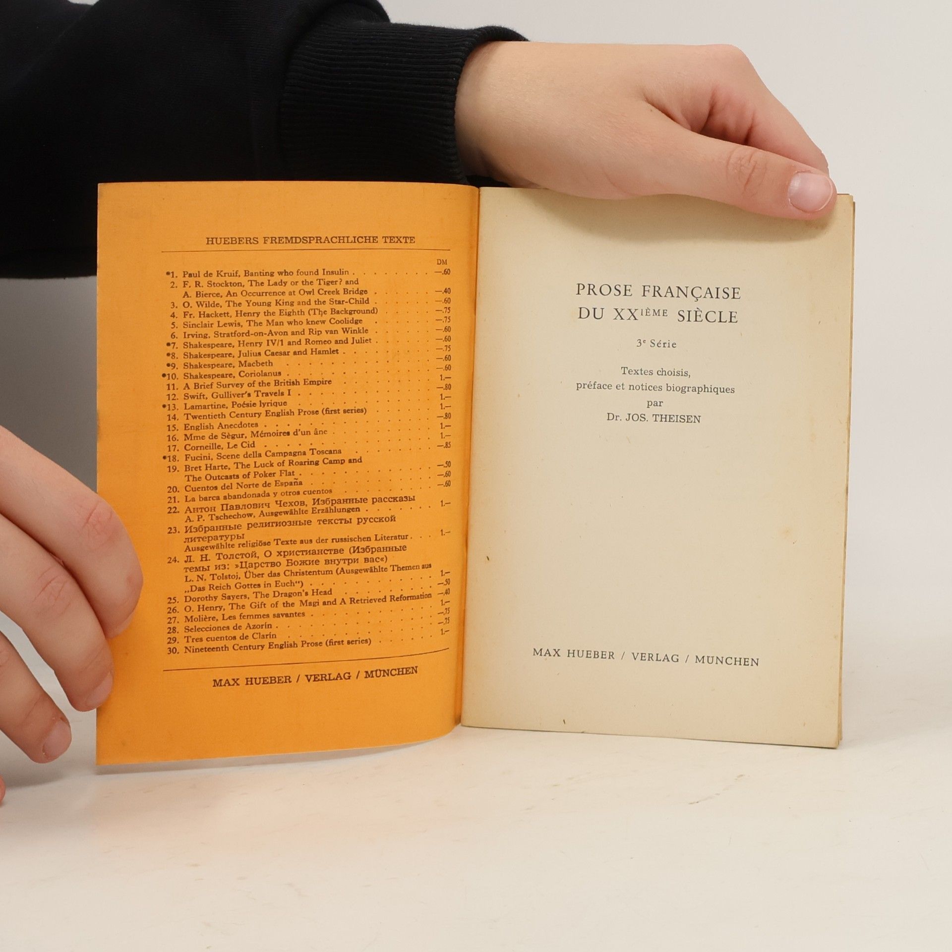 Autorenkollektiv PROSE FRANÇAISE DU XXième SIÈCLE