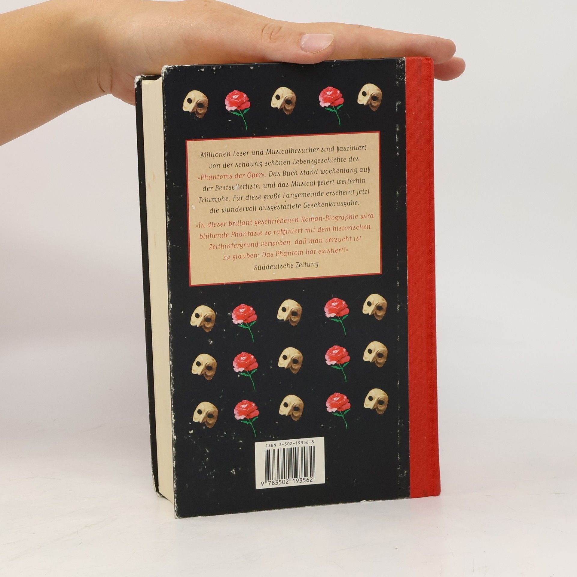 Susan Kay Das Phantom, Geschenkausgabe. Die bisher ungeschriebene Lebensgeschichte des 'Phantoms der Oper'. Ein biographischer Roman