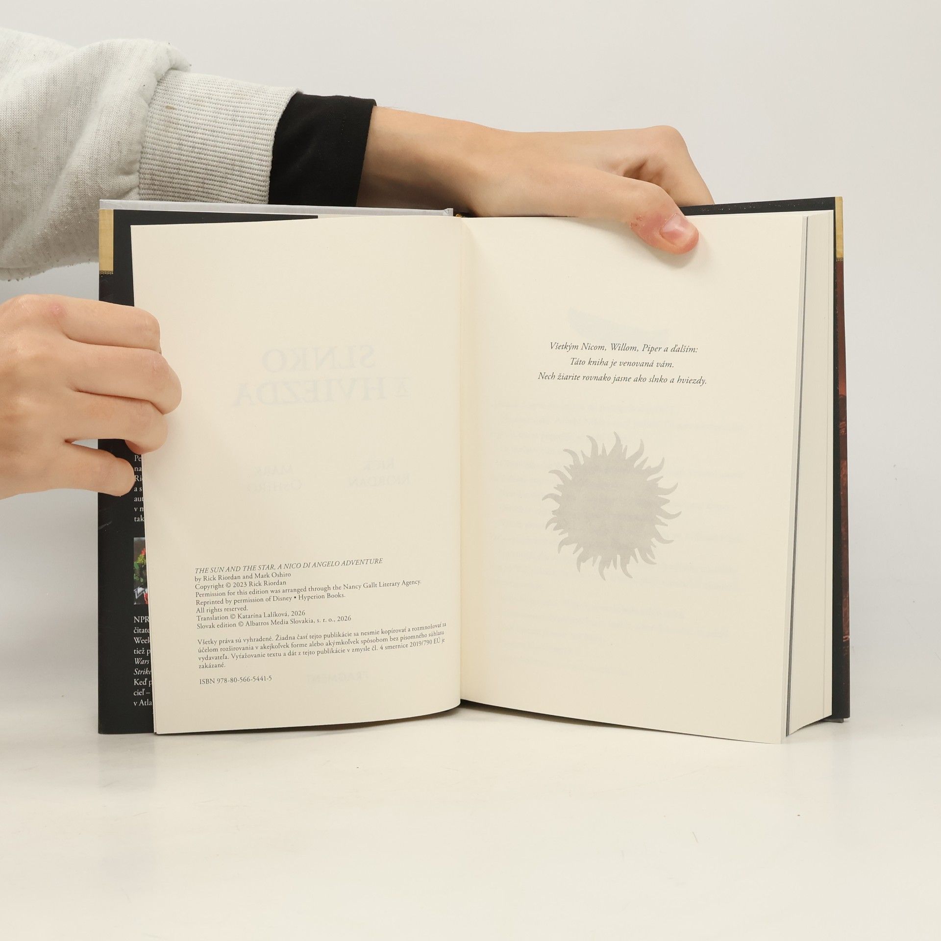 Rick Riordan Slnko a Hviezda