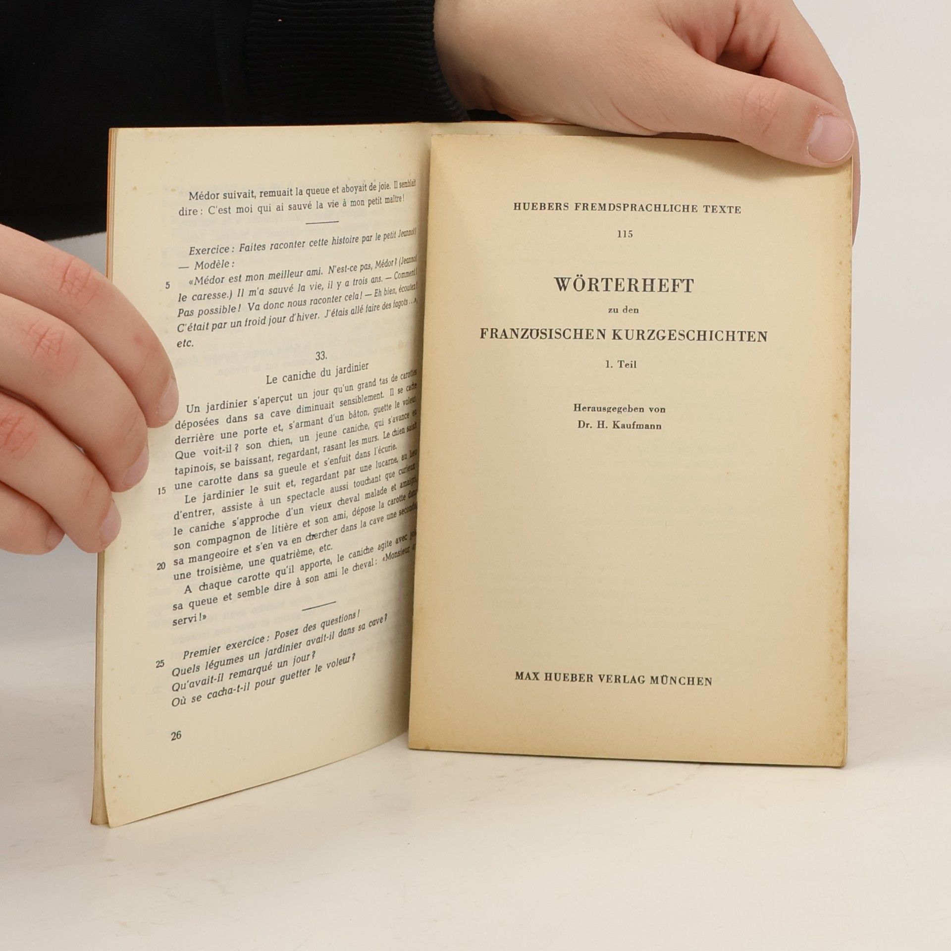 H. Kaufmann Huebers Fremdsprachliche Texte 115