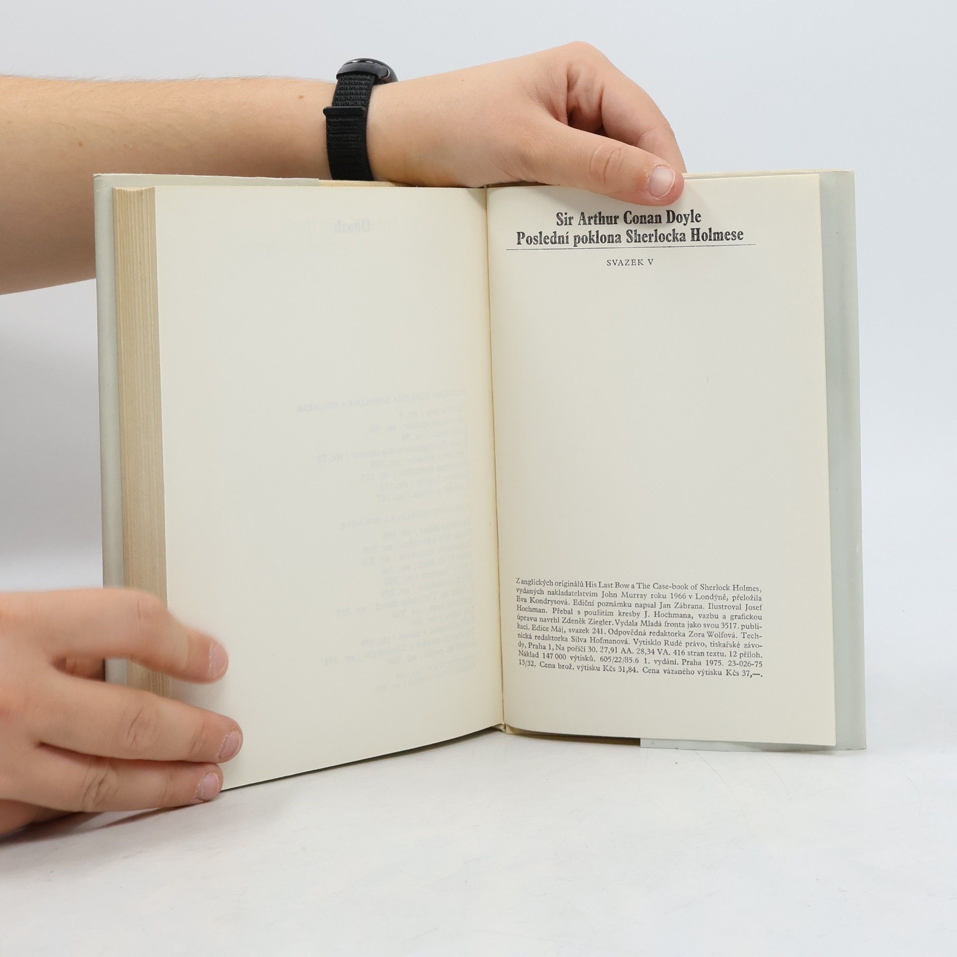Arthur Conan Doyle Poslední poklona Sherlocka Holmese