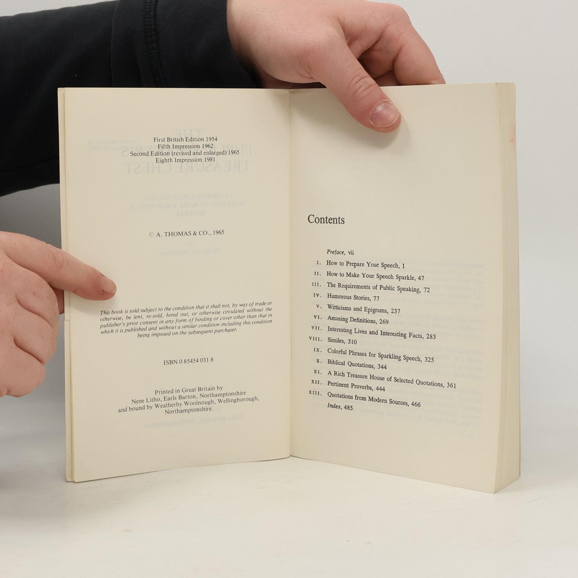 Herbert Prochnow The Public Speaker's Treasure Chest