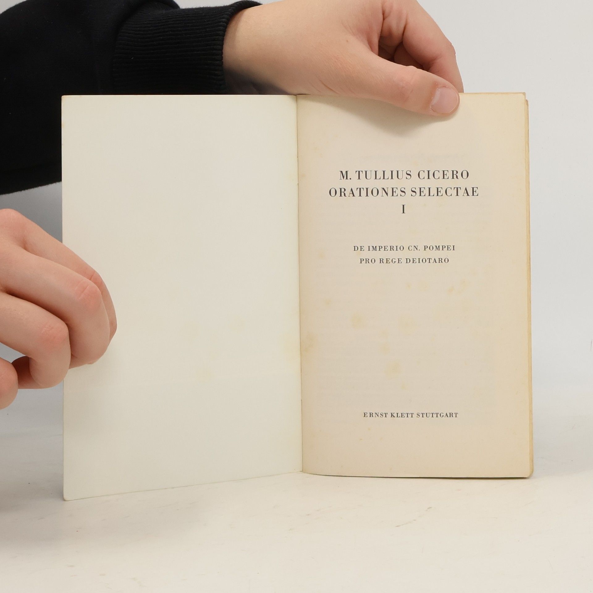 Cicero Orationes Selectae I