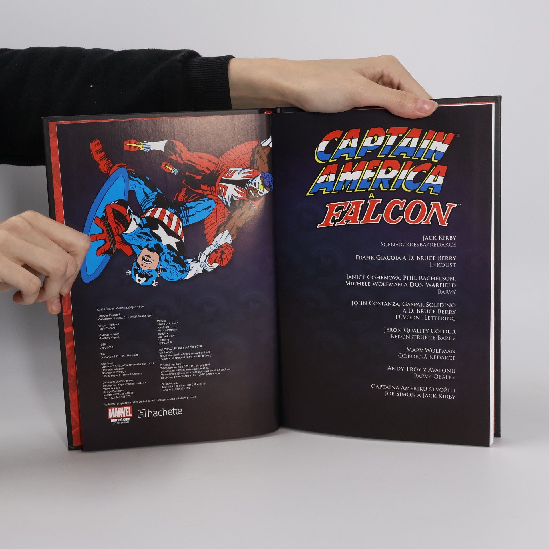 Jack Kirby Ultimátní komiksový komplet Marvel 116. Captain America a Falcon. Mentabomba