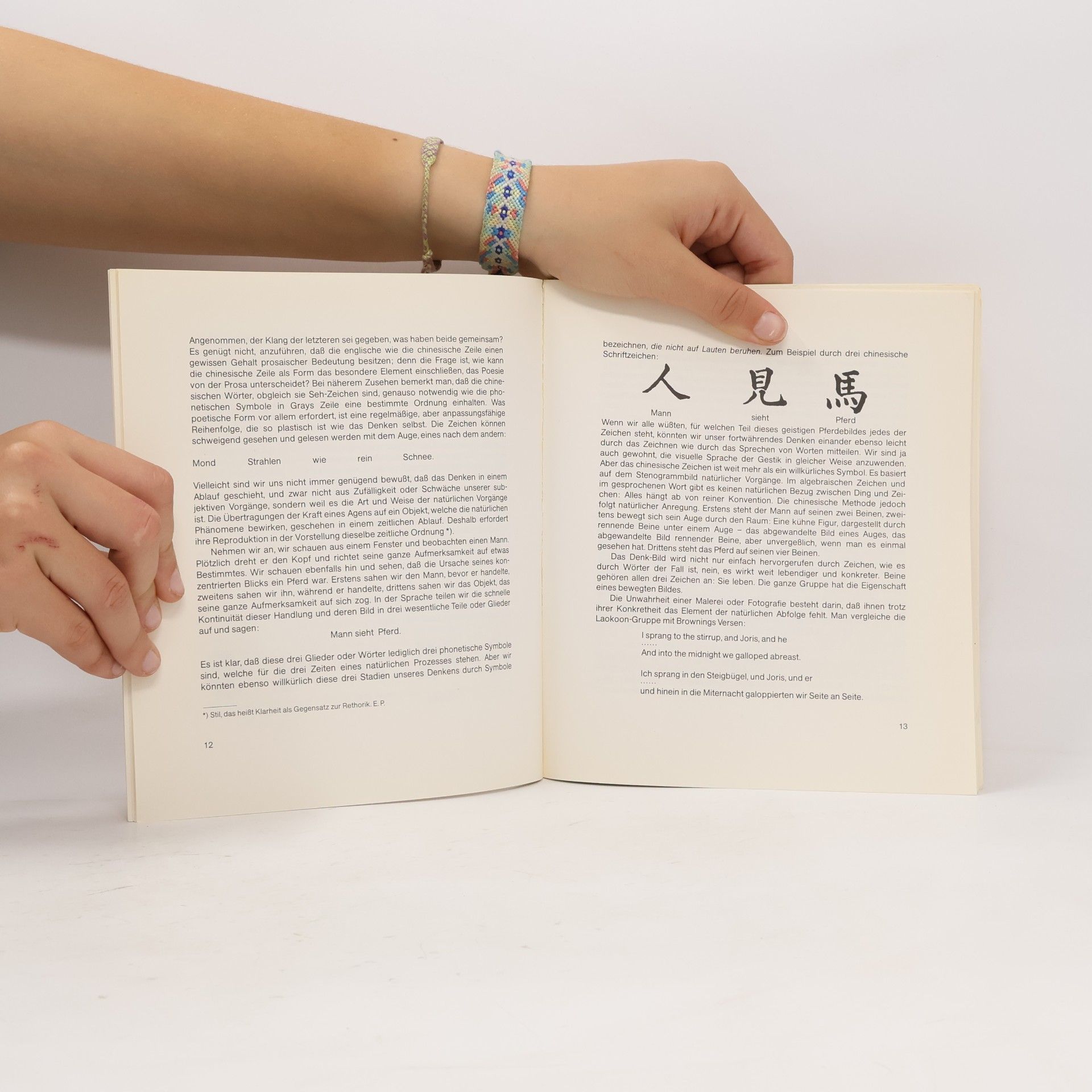 Ernest Fenollosa Das chinesische Schriftzeichen als poetisches Medium