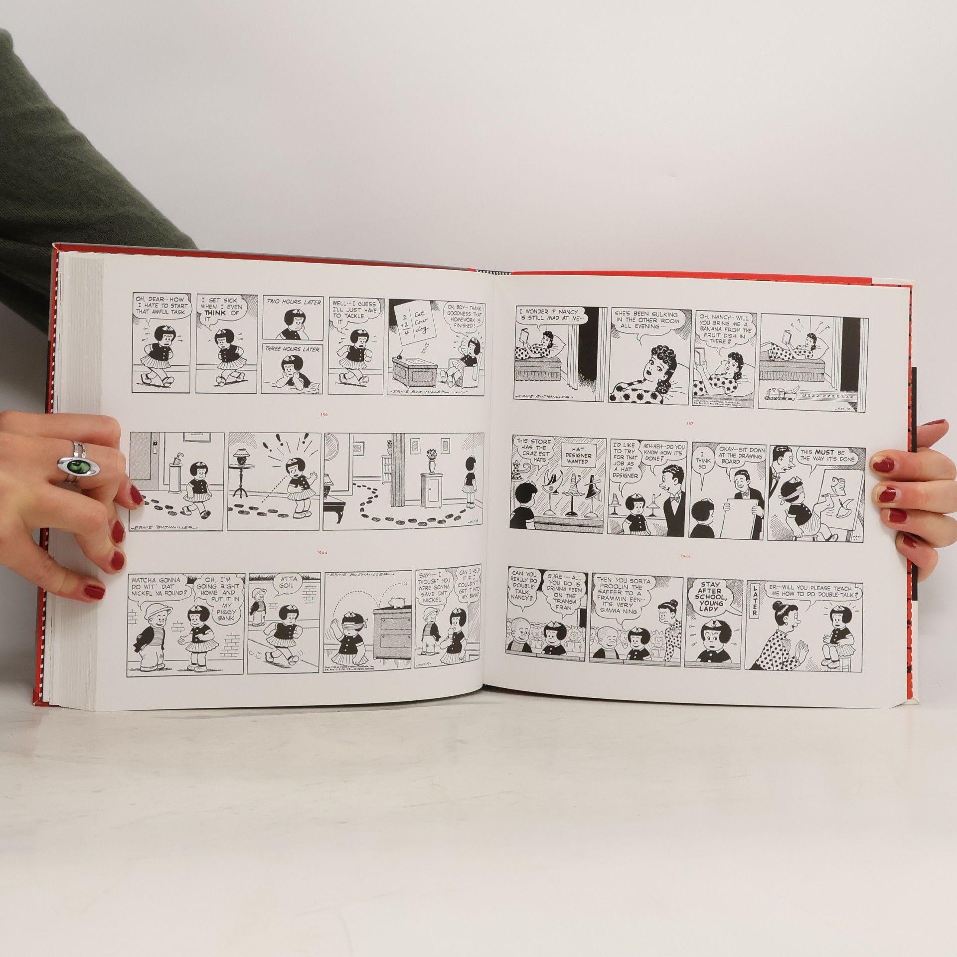 Ernie Bushmiller Nancy: Nancy Is Happy