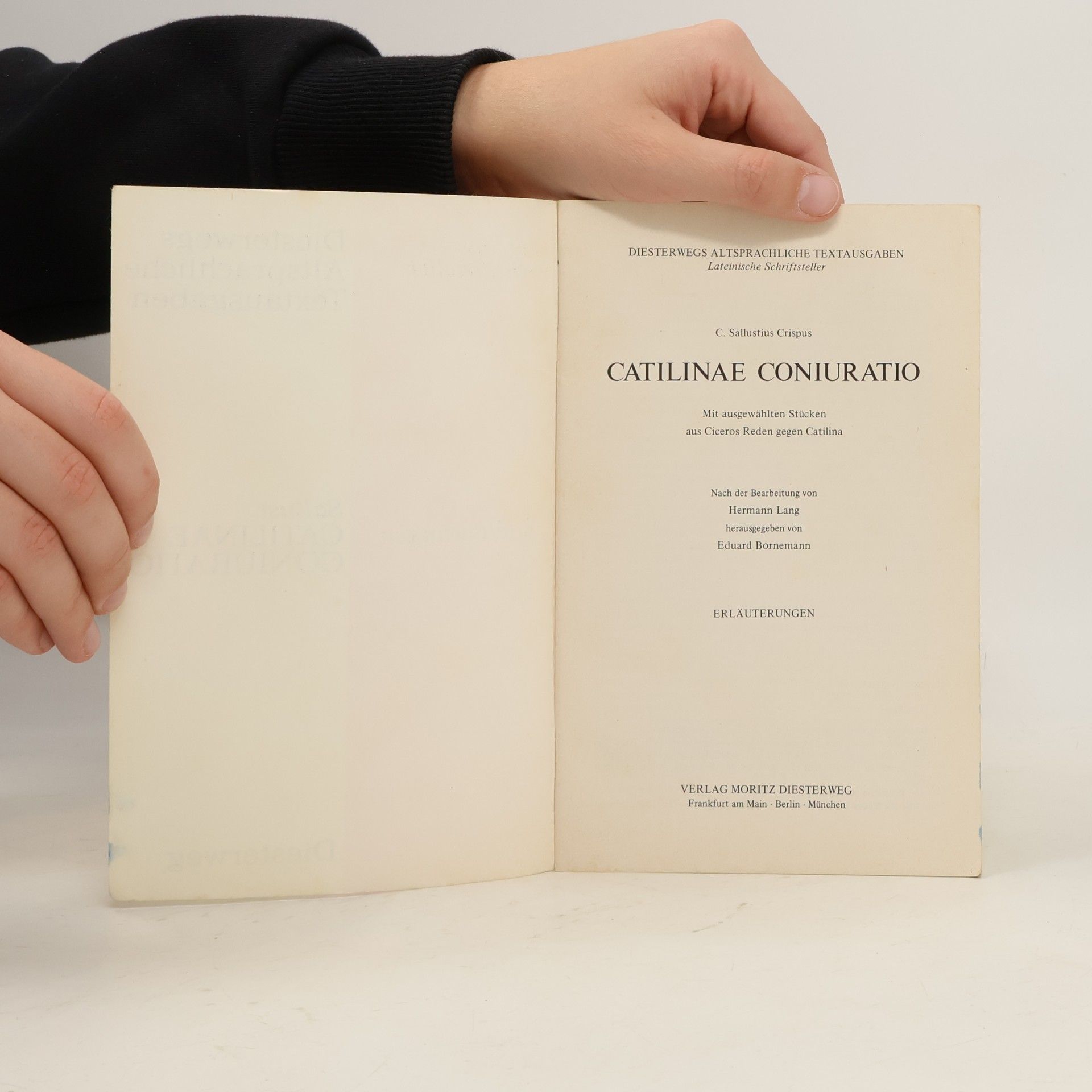 Sallust Catilinae Coniuratio