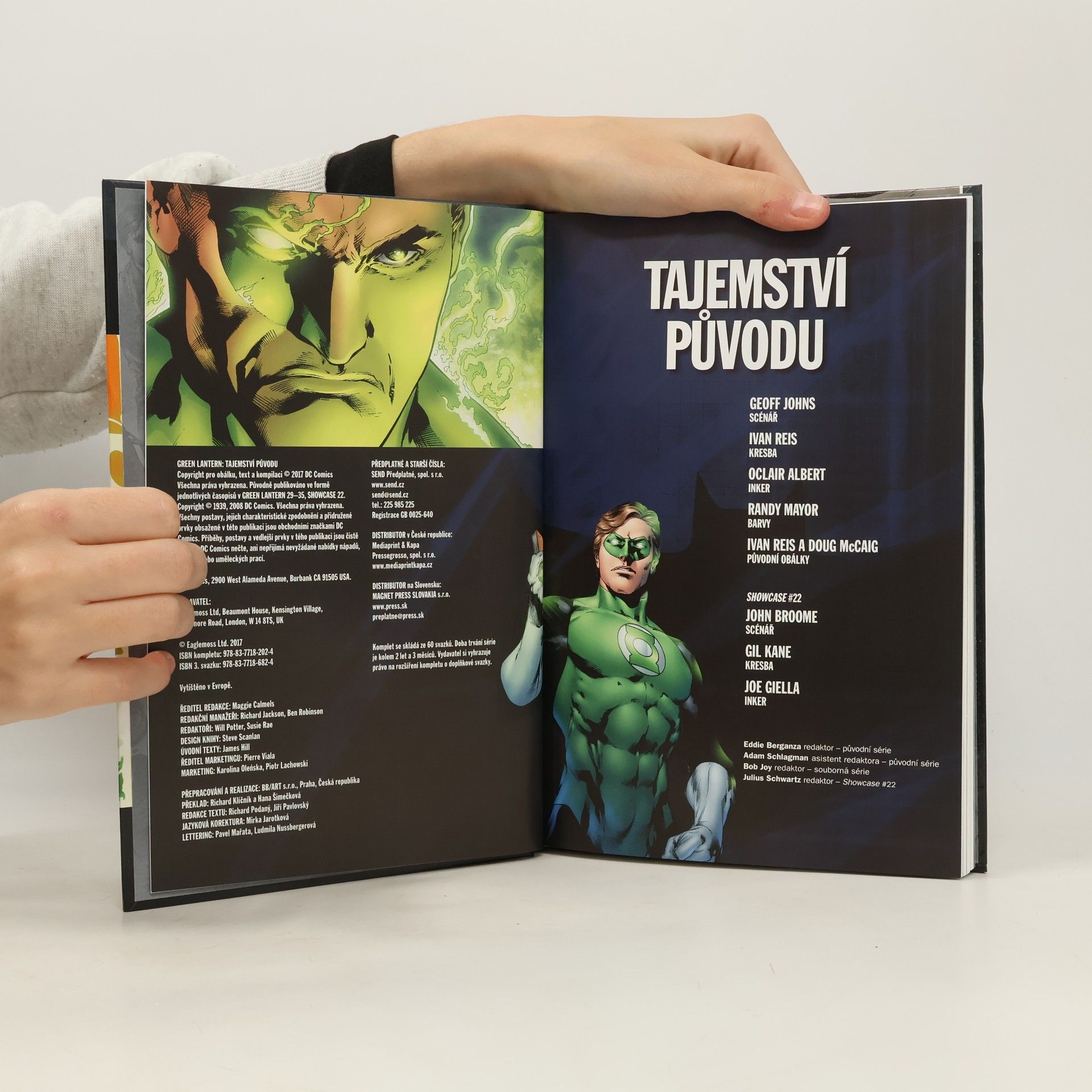 Kolektív autorov Green Lantern. Tajemství původu