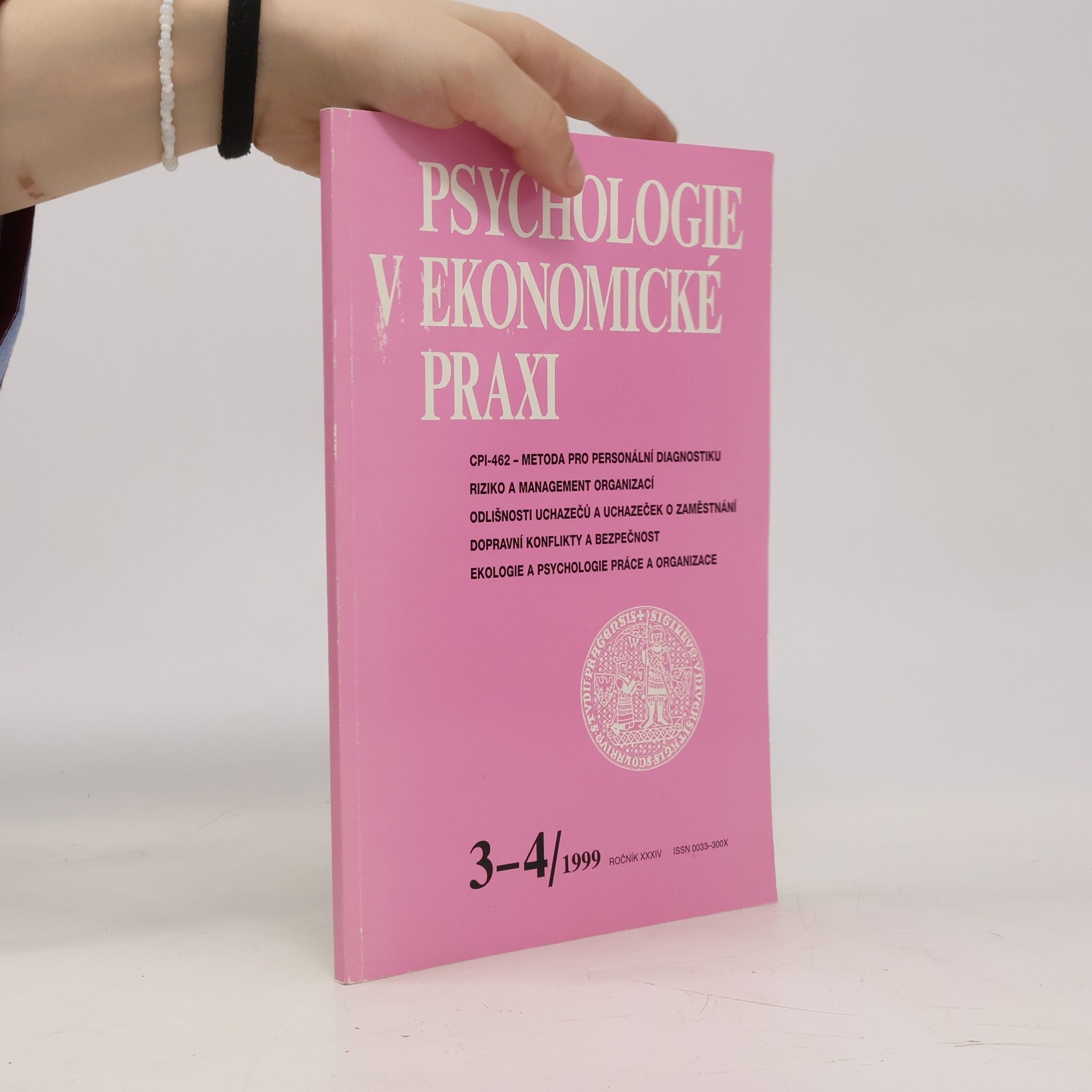 Various authors Psychologie v ekonomické praxi. Roč. 34. Rok 1999. Číslo 1-2