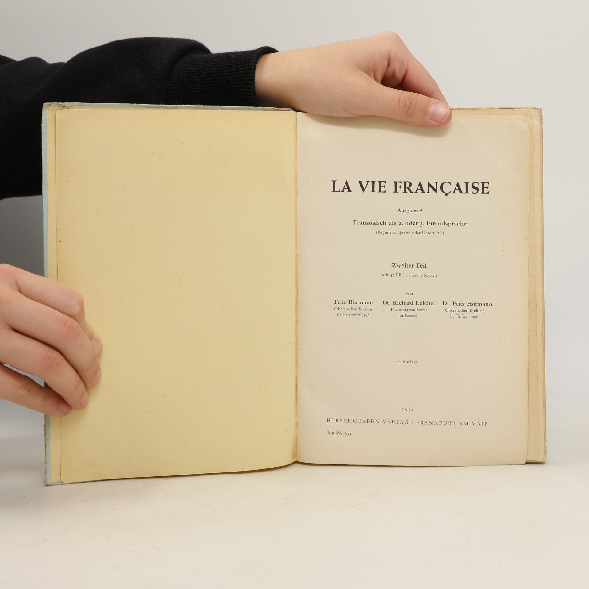 Fritz Bürmann La vie francaise