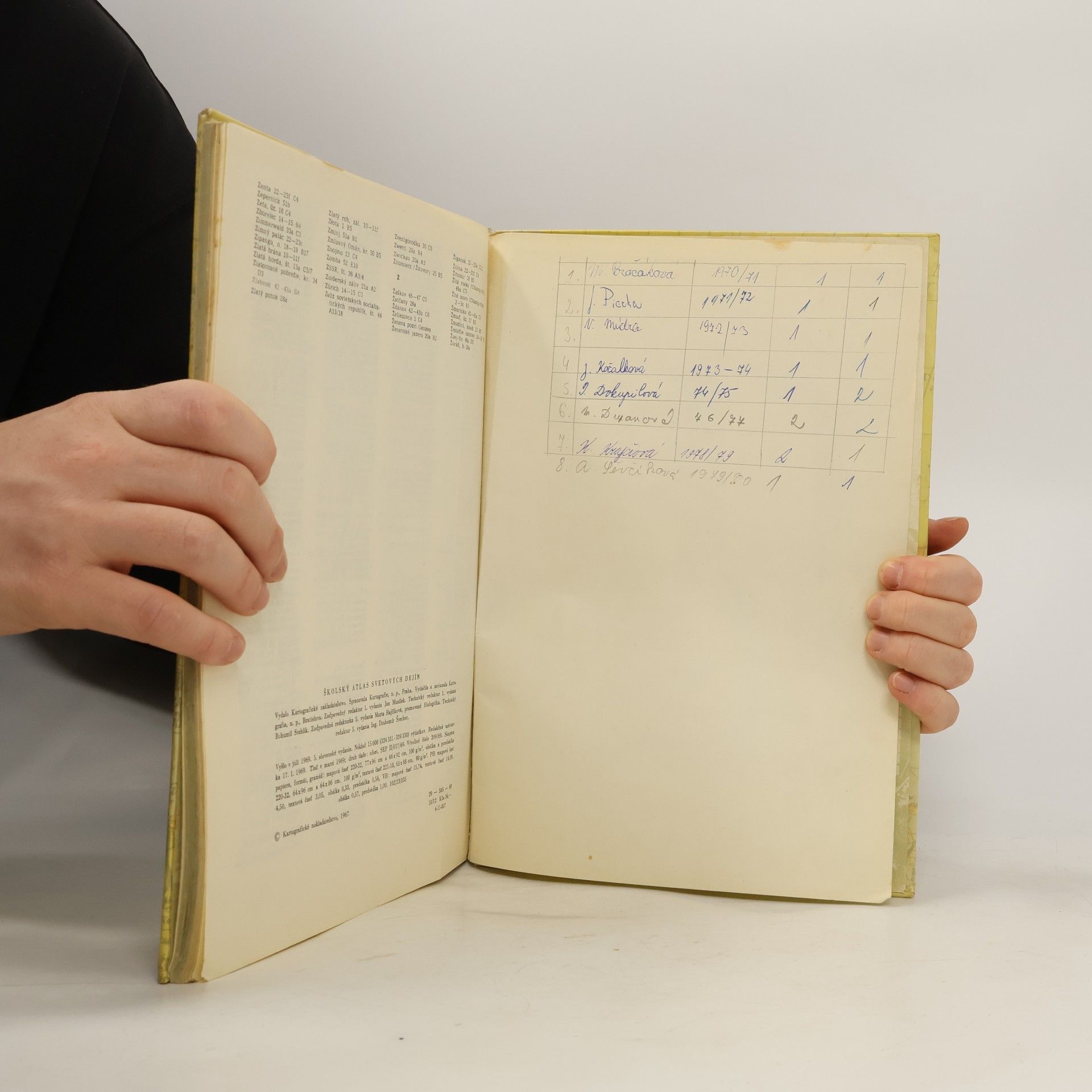Various authors Školský atlas svetových dejín