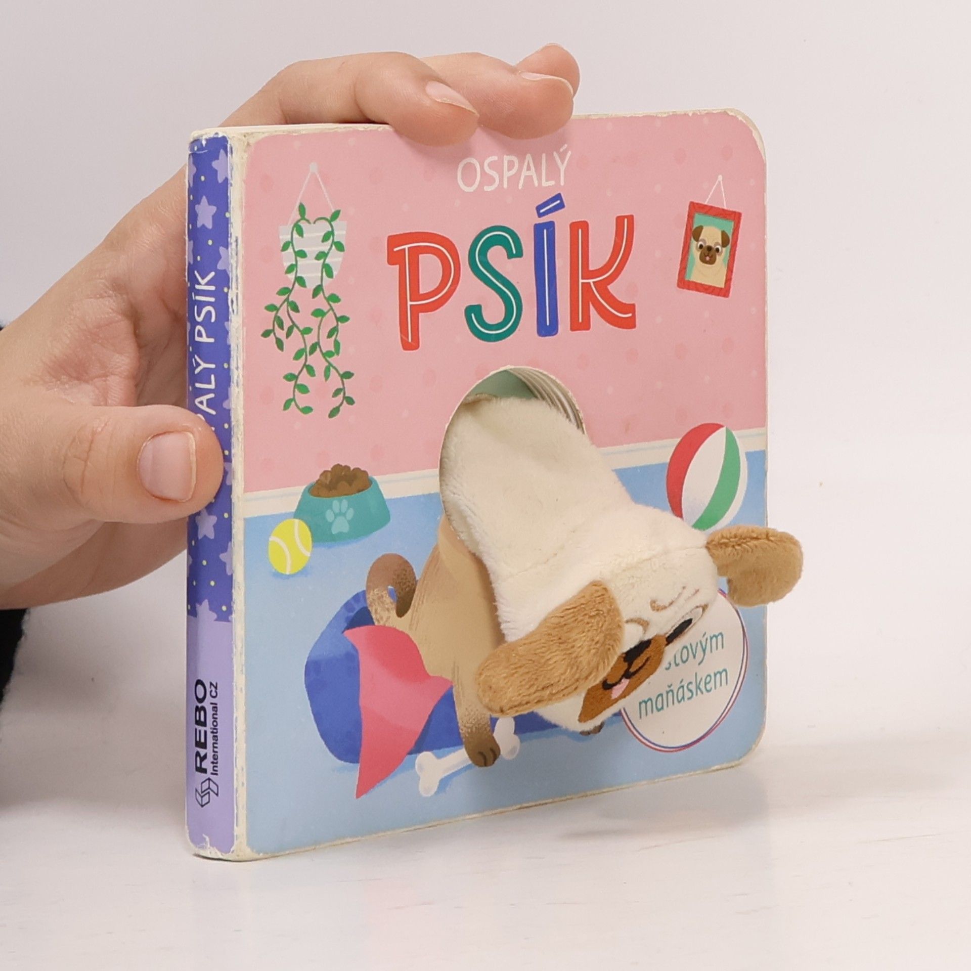 Rebo Ospalý psík - Knížka s prstovým maňá
